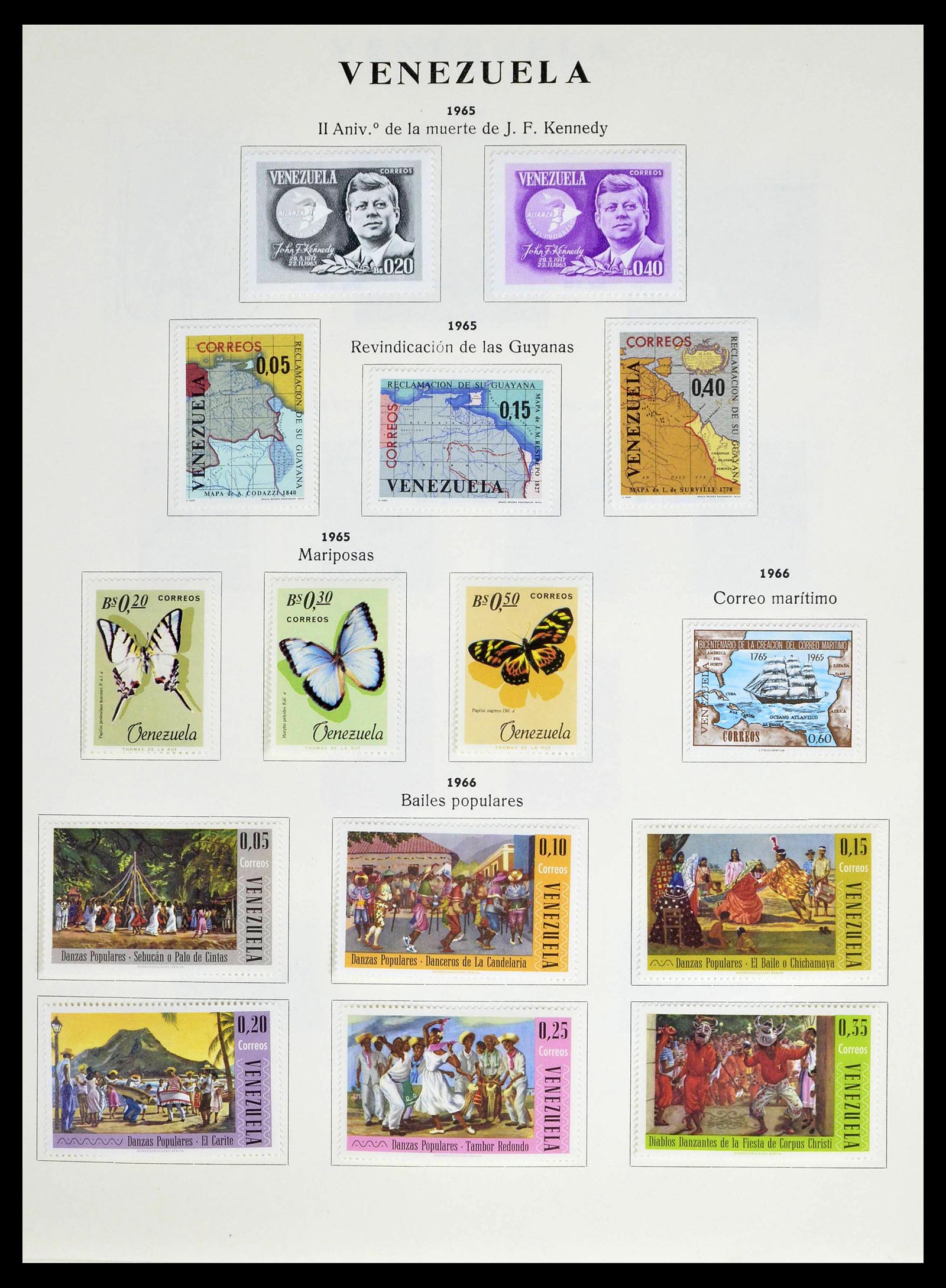 39223 0051 - Postzegelverzameling 39223 Venezuela 1859-1984.