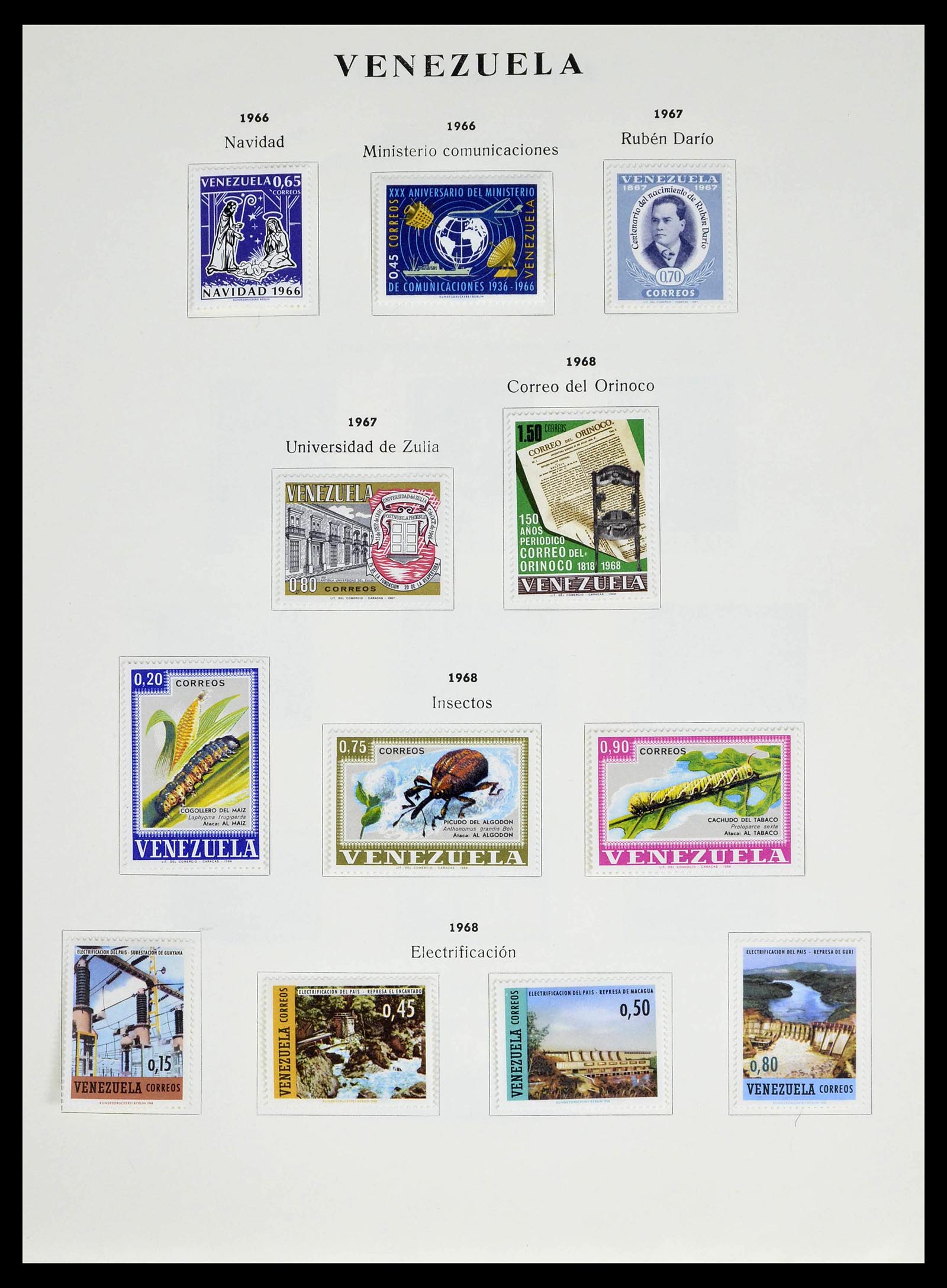 39223 0053 - Stamp collection 39223 Venezuela 1859-1984.