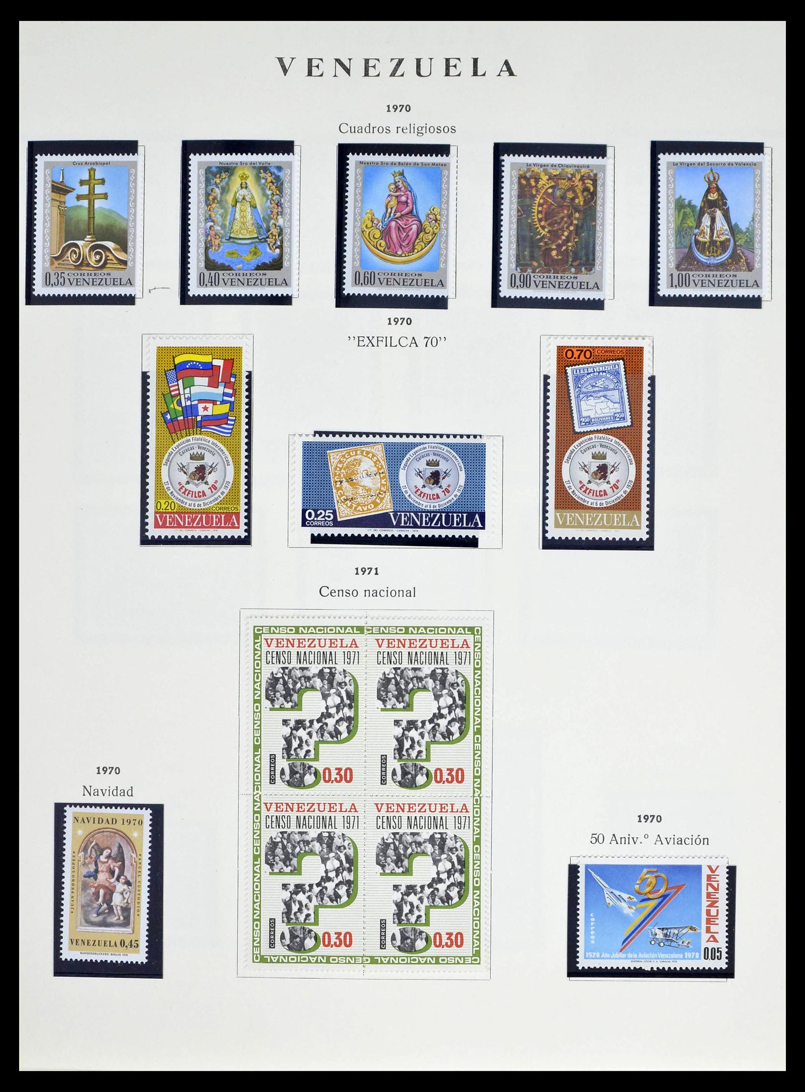 39223 0058 - Stamp collection 39223 Venezuela 1859-1984.