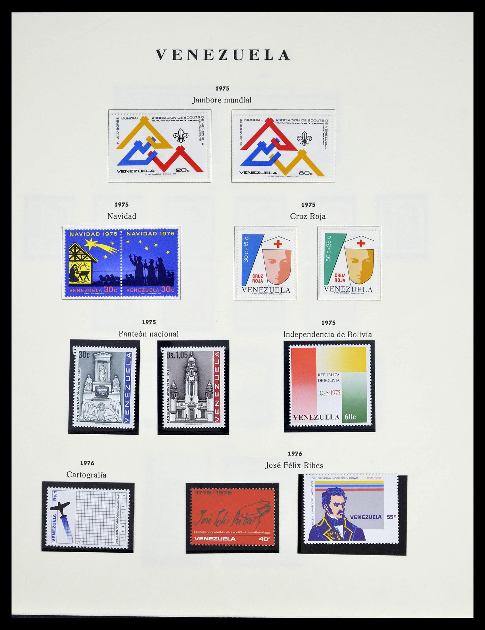 39223 0072 - Stamp collection 39223 Venezuela 1859-1984.