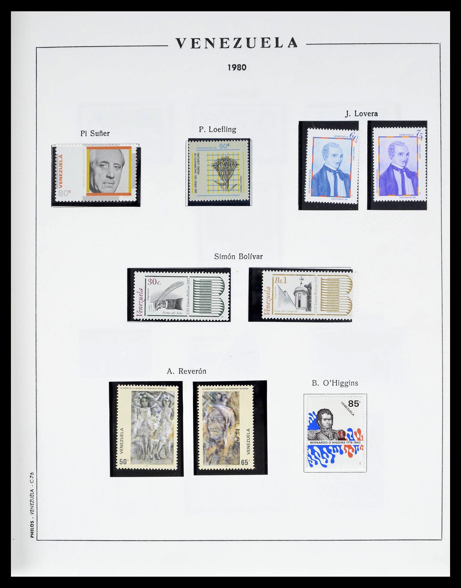 39223 0082 - Stamp collection 39223 Venezuela 1859-1984.