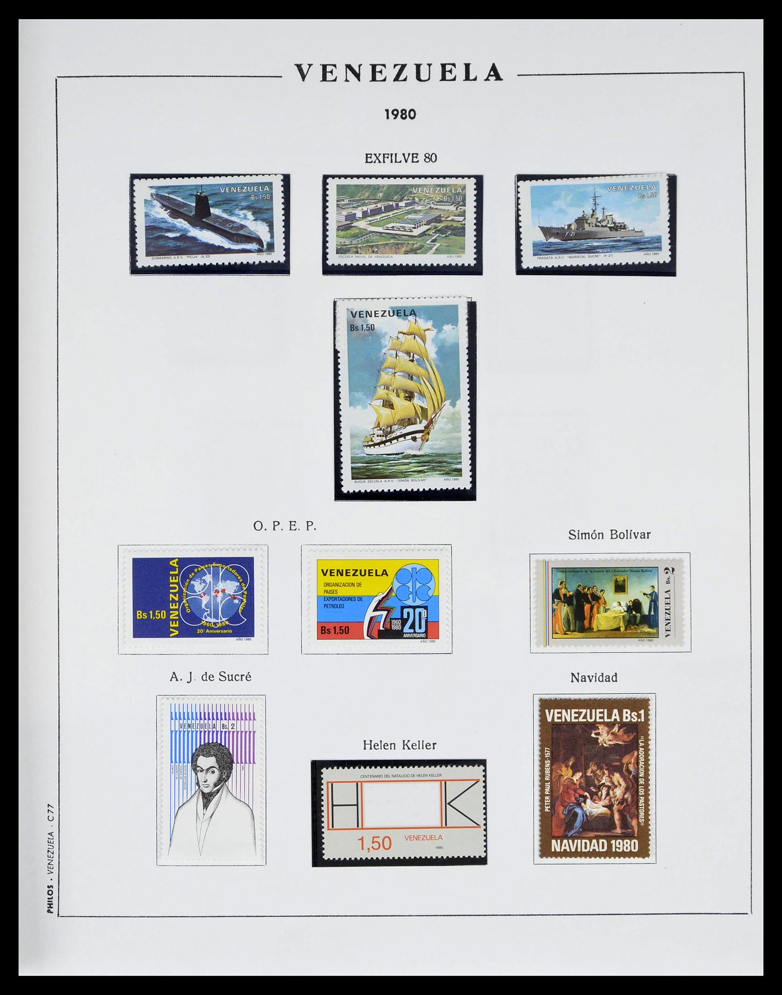 39223 0083 - Stamp collection 39223 Venezuela 1859-1984.
