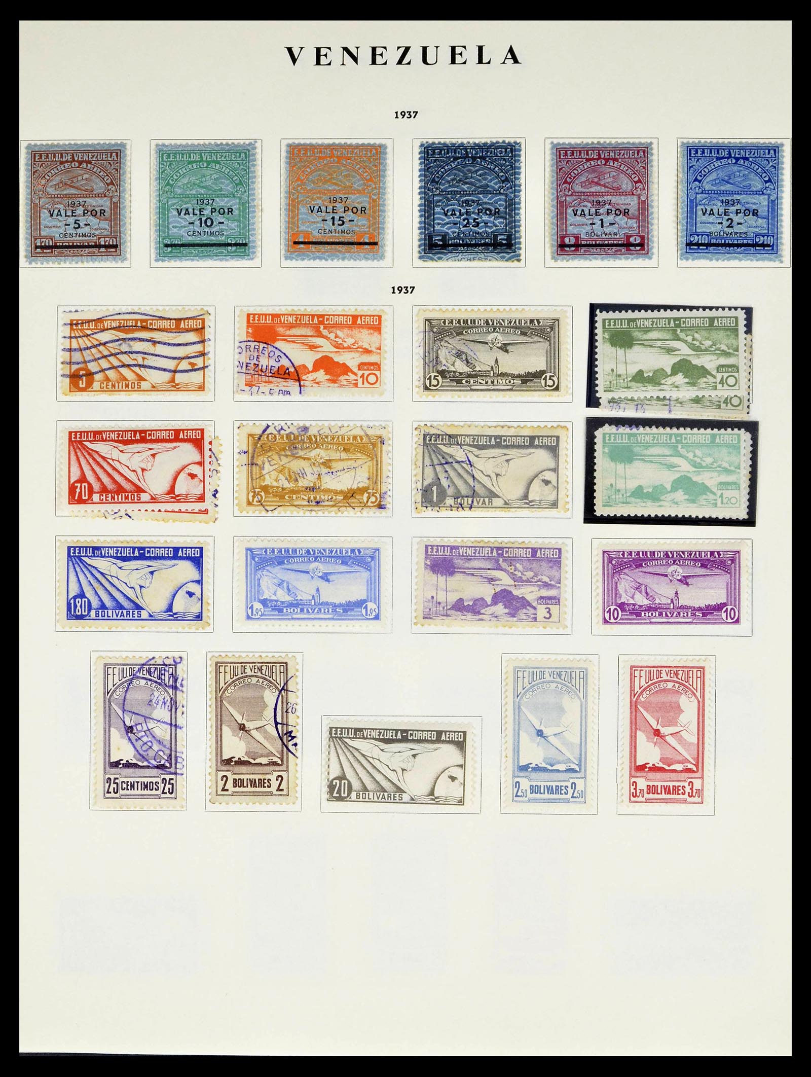 39223 0093 - Stamp collection 39223 Venezuela 1859-1984.