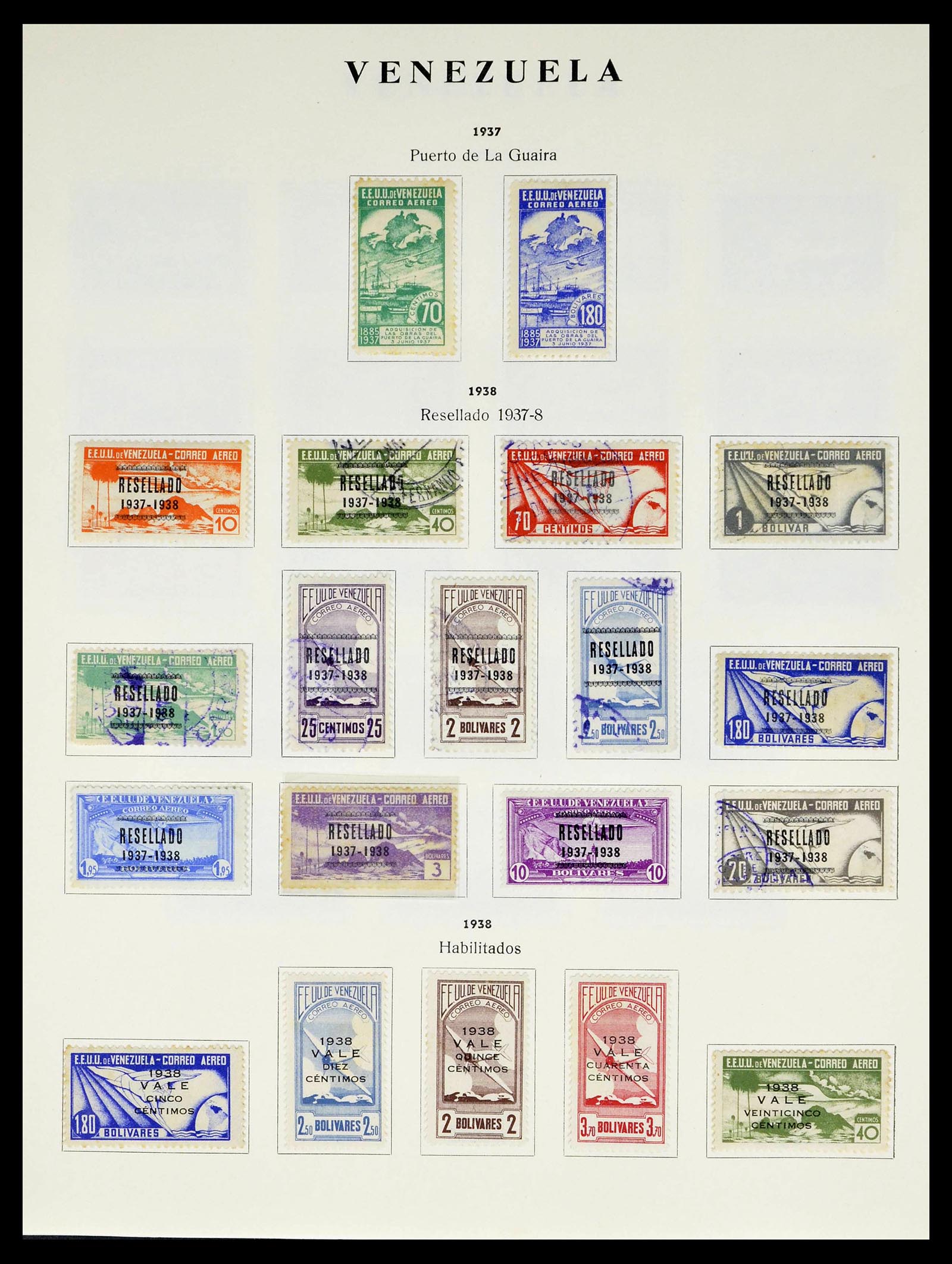 39223 0094 - Stamp collection 39223 Venezuela 1859-1984.