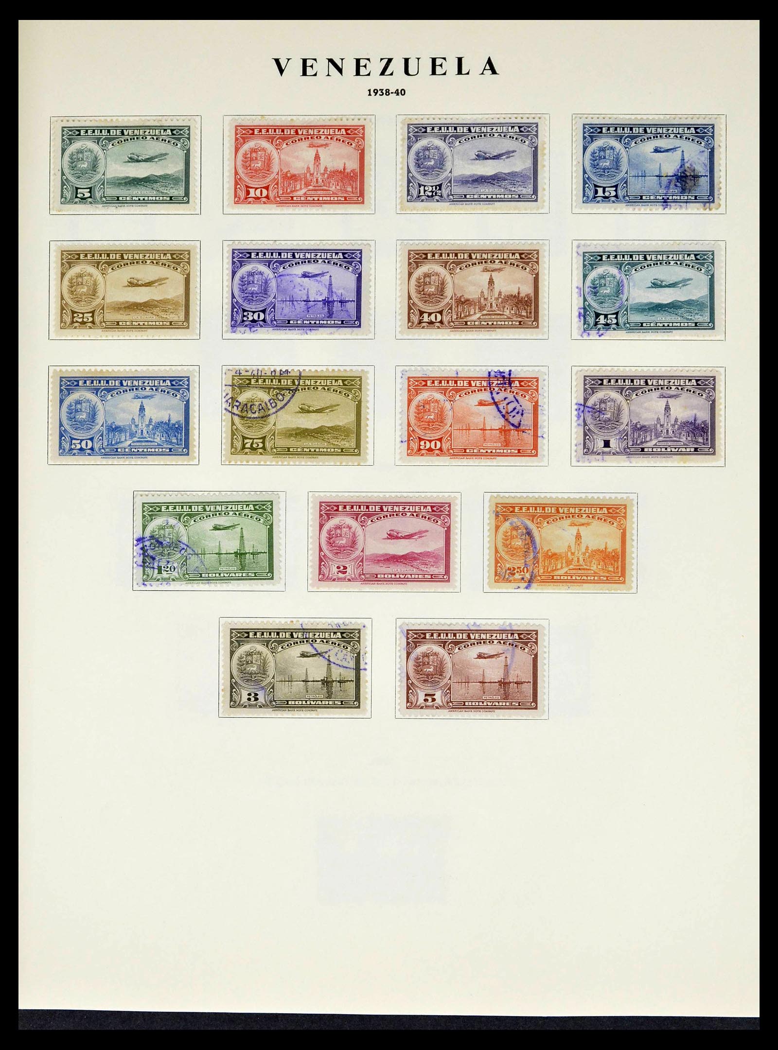 39223 0096 - Stamp collection 39223 Venezuela 1859-1984.