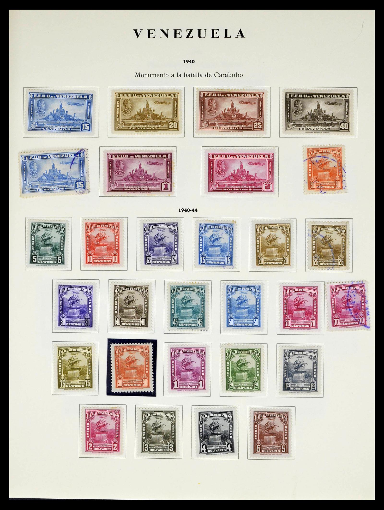39223 0098 - Stamp collection 39223 Venezuela 1859-1984.