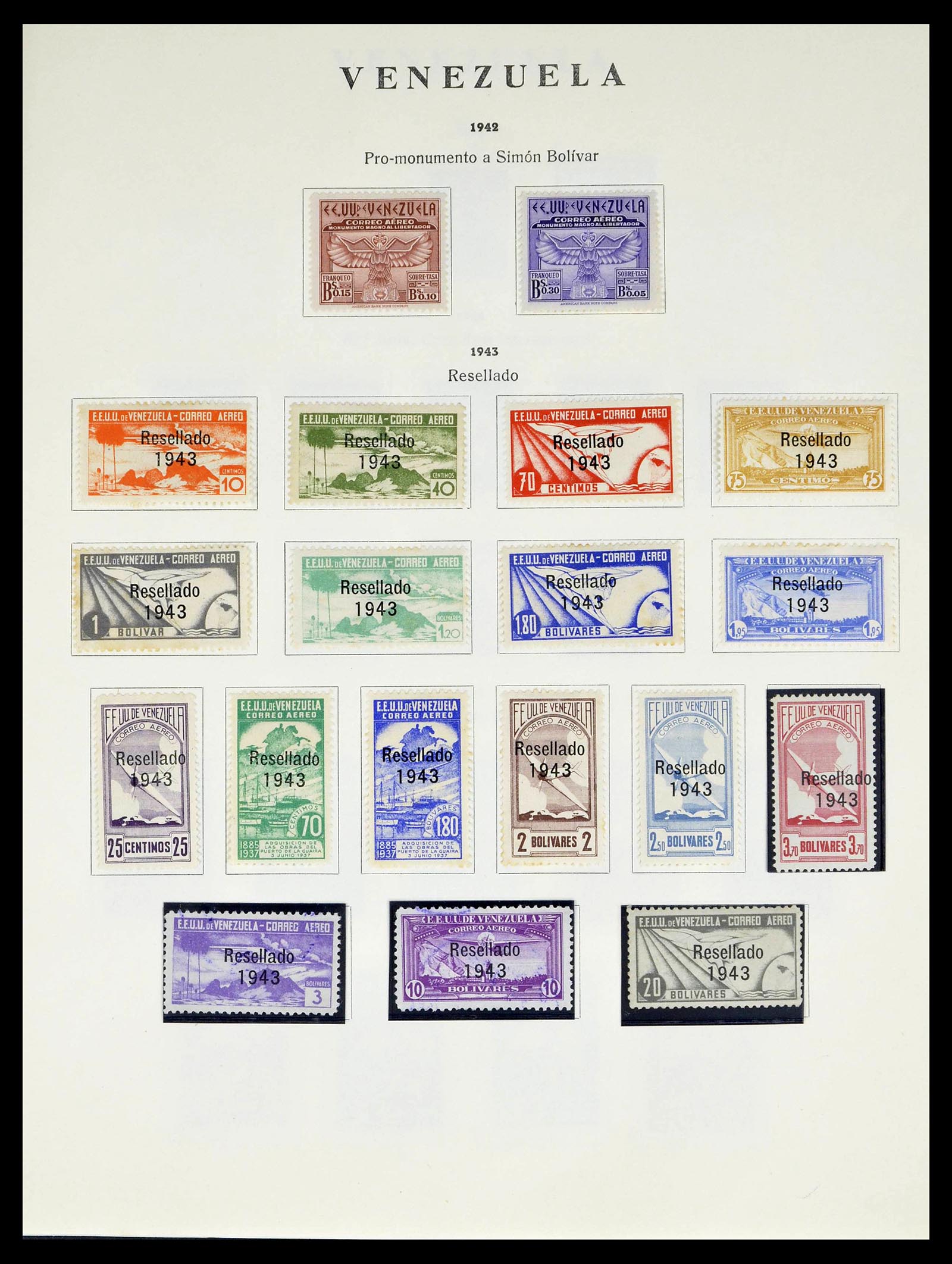 39223 0099 - Stamp collection 39223 Venezuela 1859-1984.