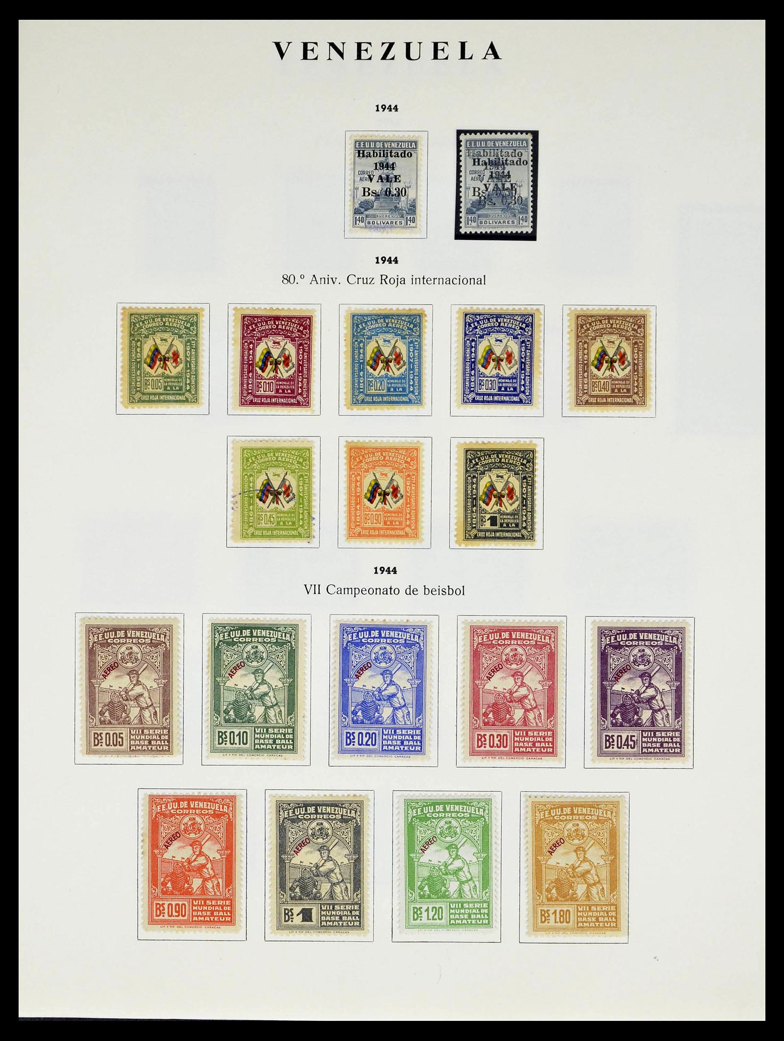39223 0100 - Stamp collection 39223 Venezuela 1859-1984.