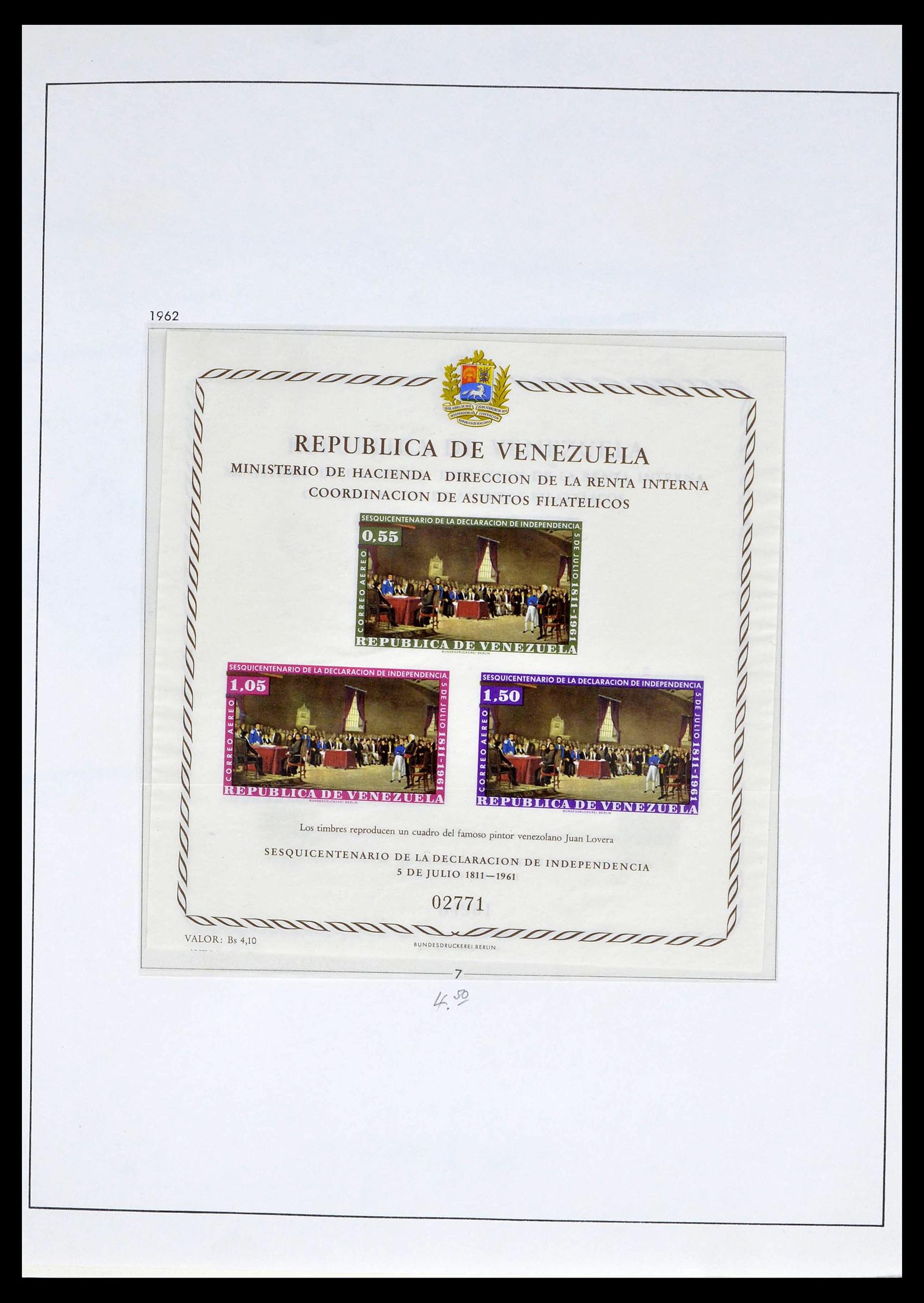 39223 0162 - Stamp collection 39223 Venezuela 1859-1984.