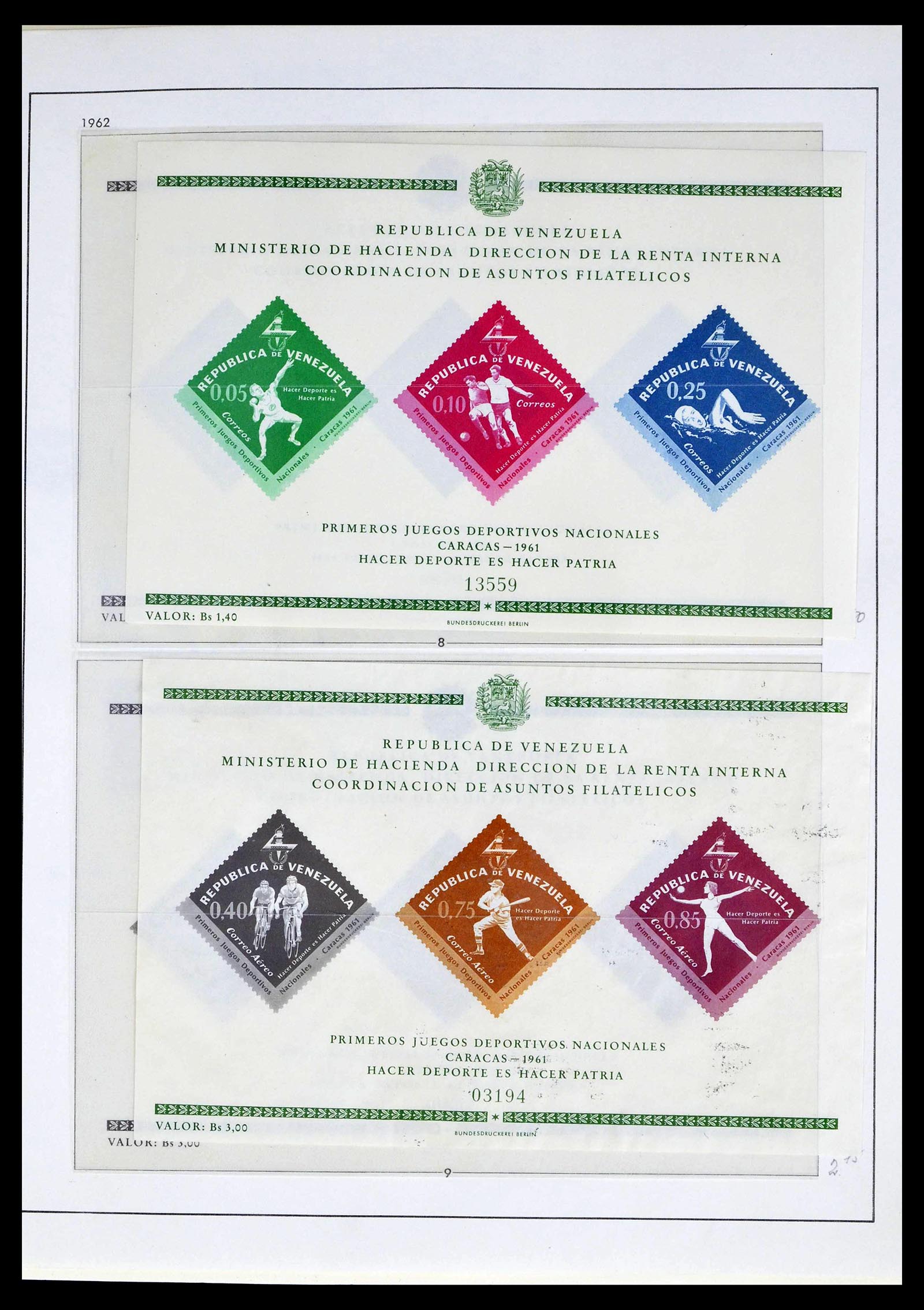 39223 0164 - Stamp collection 39223 Venezuela 1859-1984.