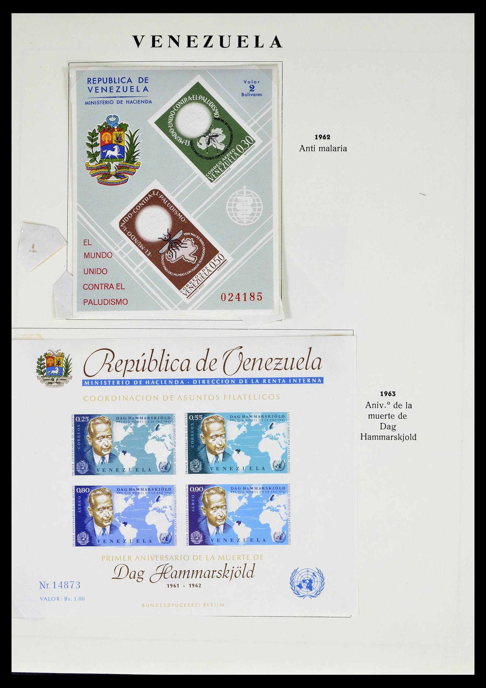 39223 0165 - Stamp collection 39223 Venezuela 1859-1984.