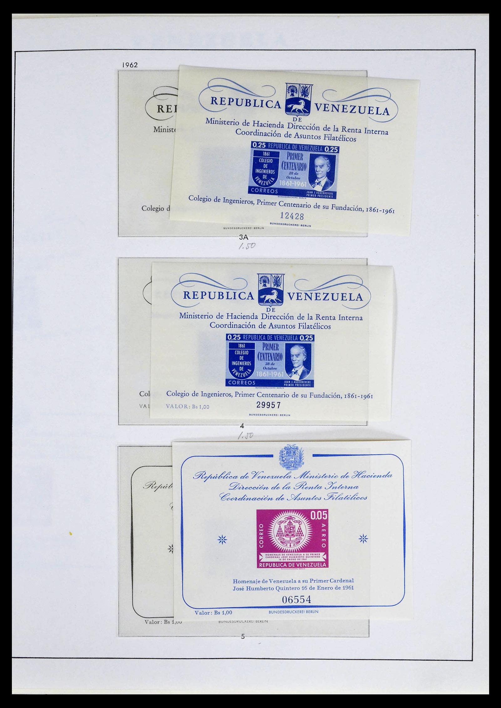 39223 0168 - Stamp collection 39223 Venezuela 1859-1984.