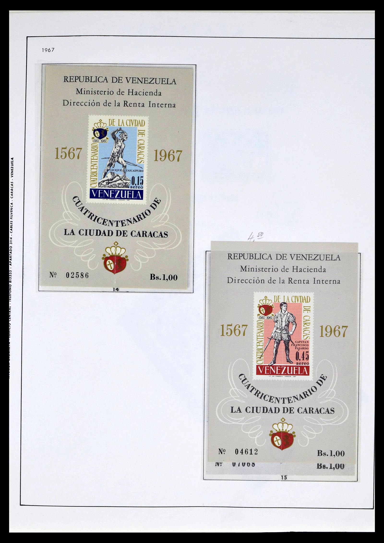 39223 0171 - Stamp collection 39223 Venezuela 1859-1984.