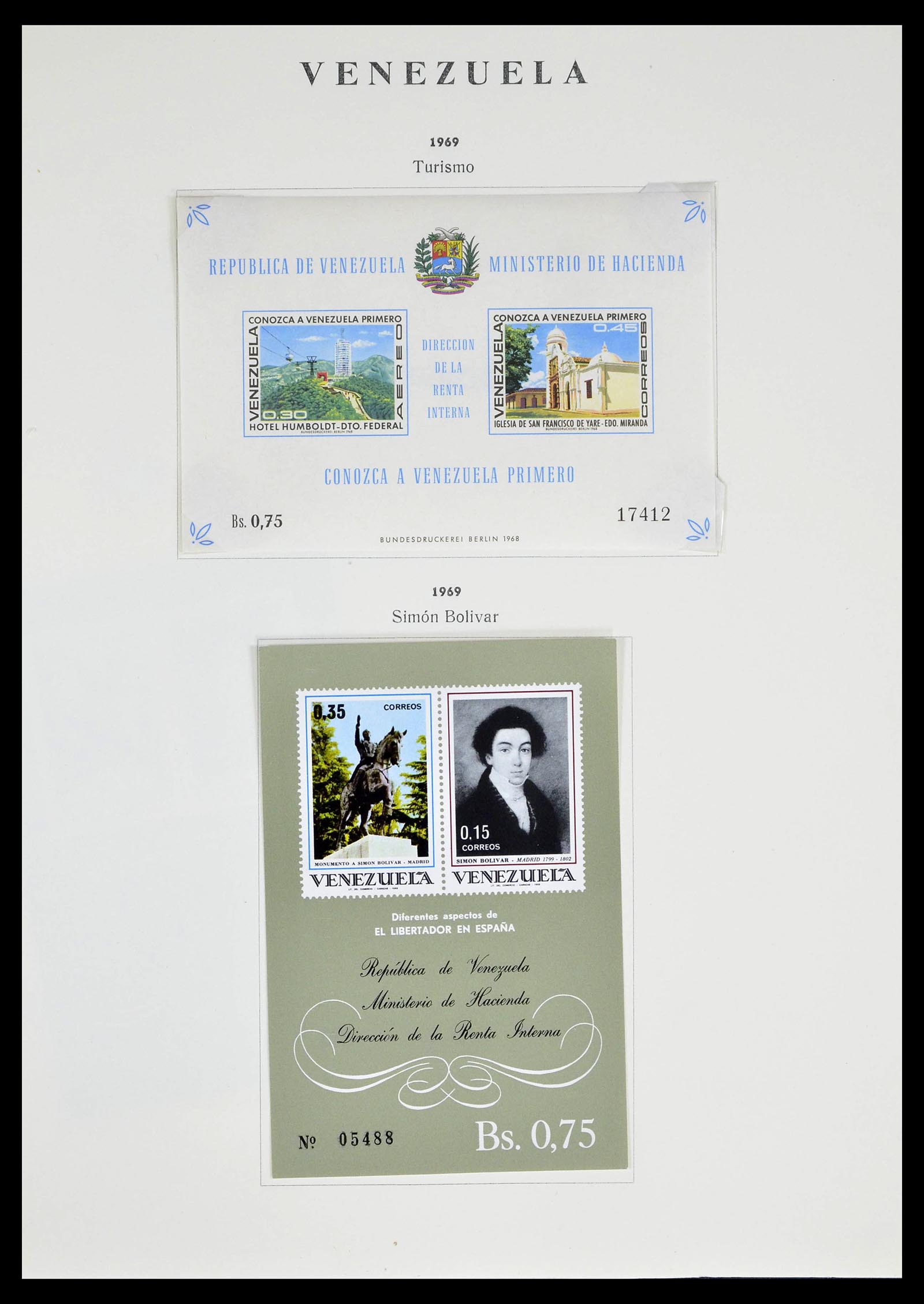 39223 0172 - Stamp collection 39223 Venezuela 1859-1984.