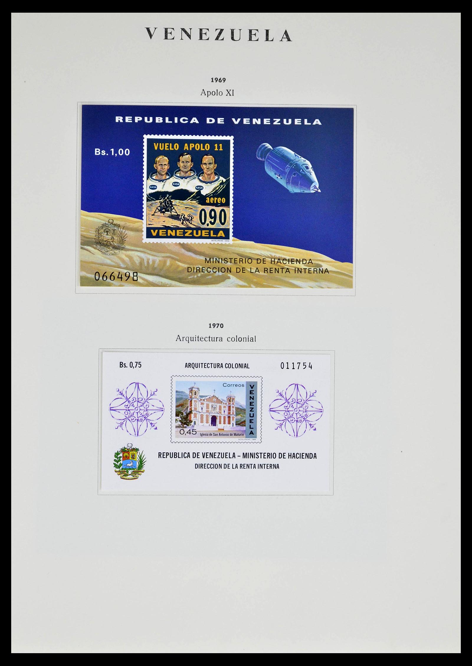 39223 0174 - Stamp collection 39223 Venezuela 1859-1984.