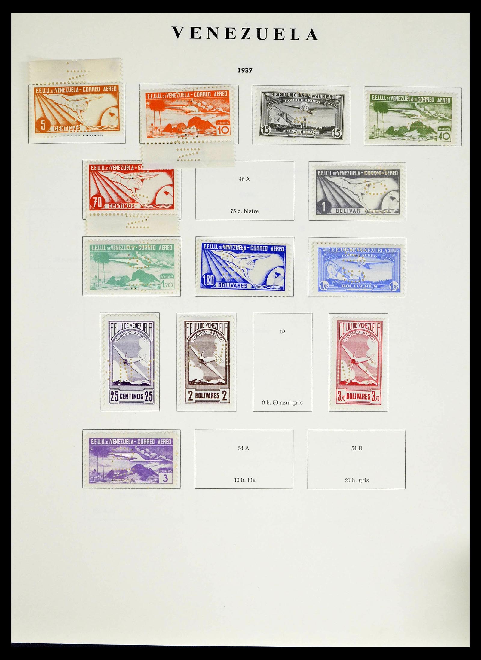 39223 0204 - Stamp collection 39223 Venezuela 1859-1984.