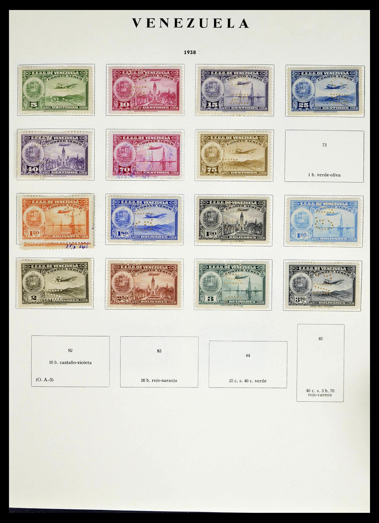 39223 0205 - Stamp collection 39223 Venezuela 1859-1984.