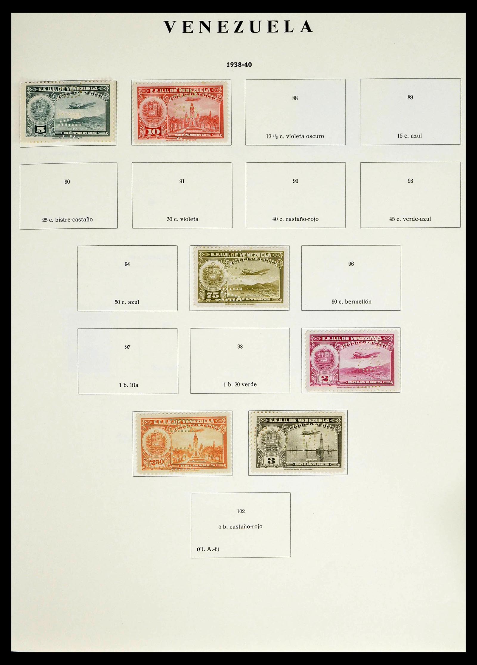 39223 0206 - Stamp collection 39223 Venezuela 1859-1984.