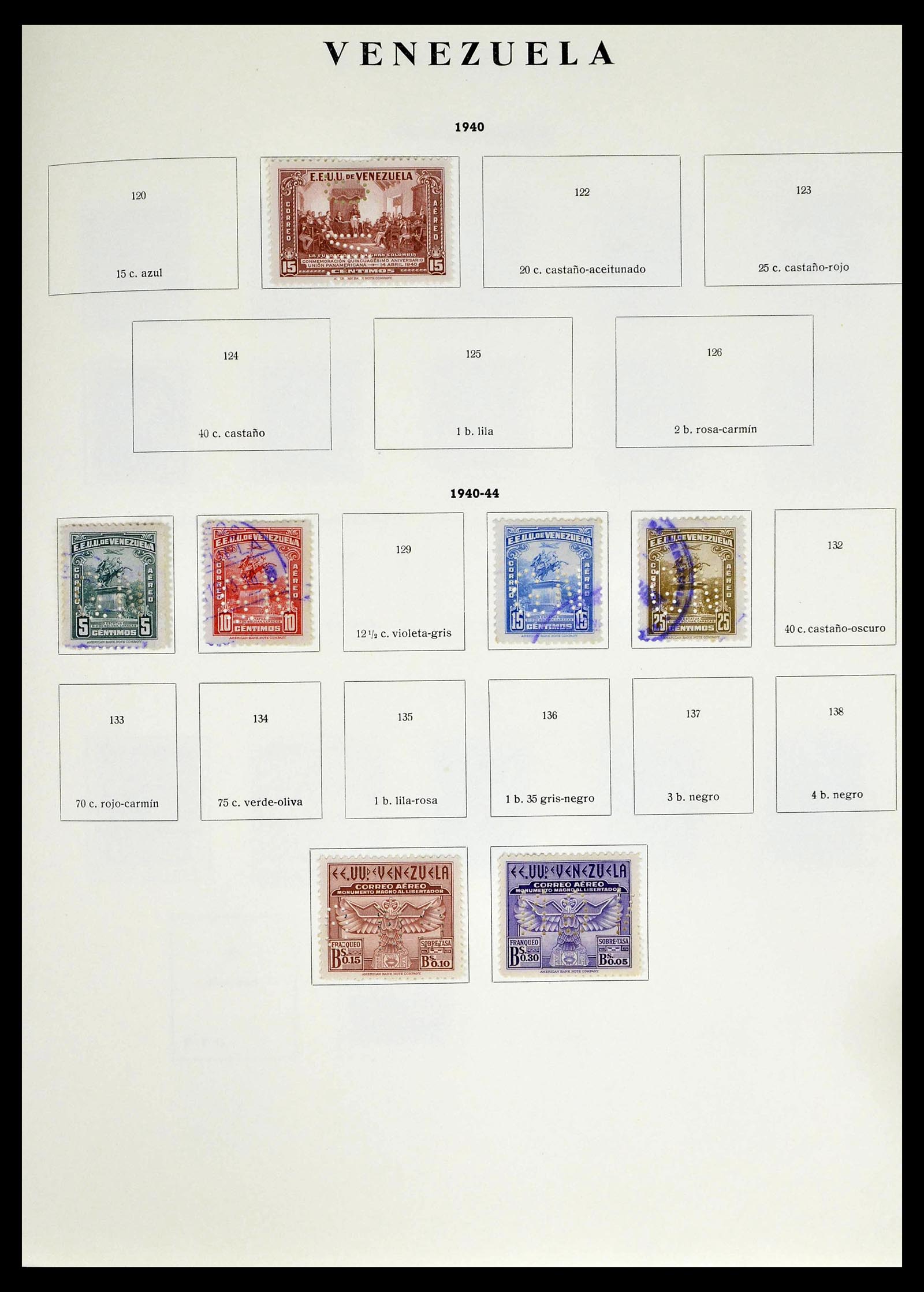 39223 0208 - Stamp collection 39223 Venezuela 1859-1984.