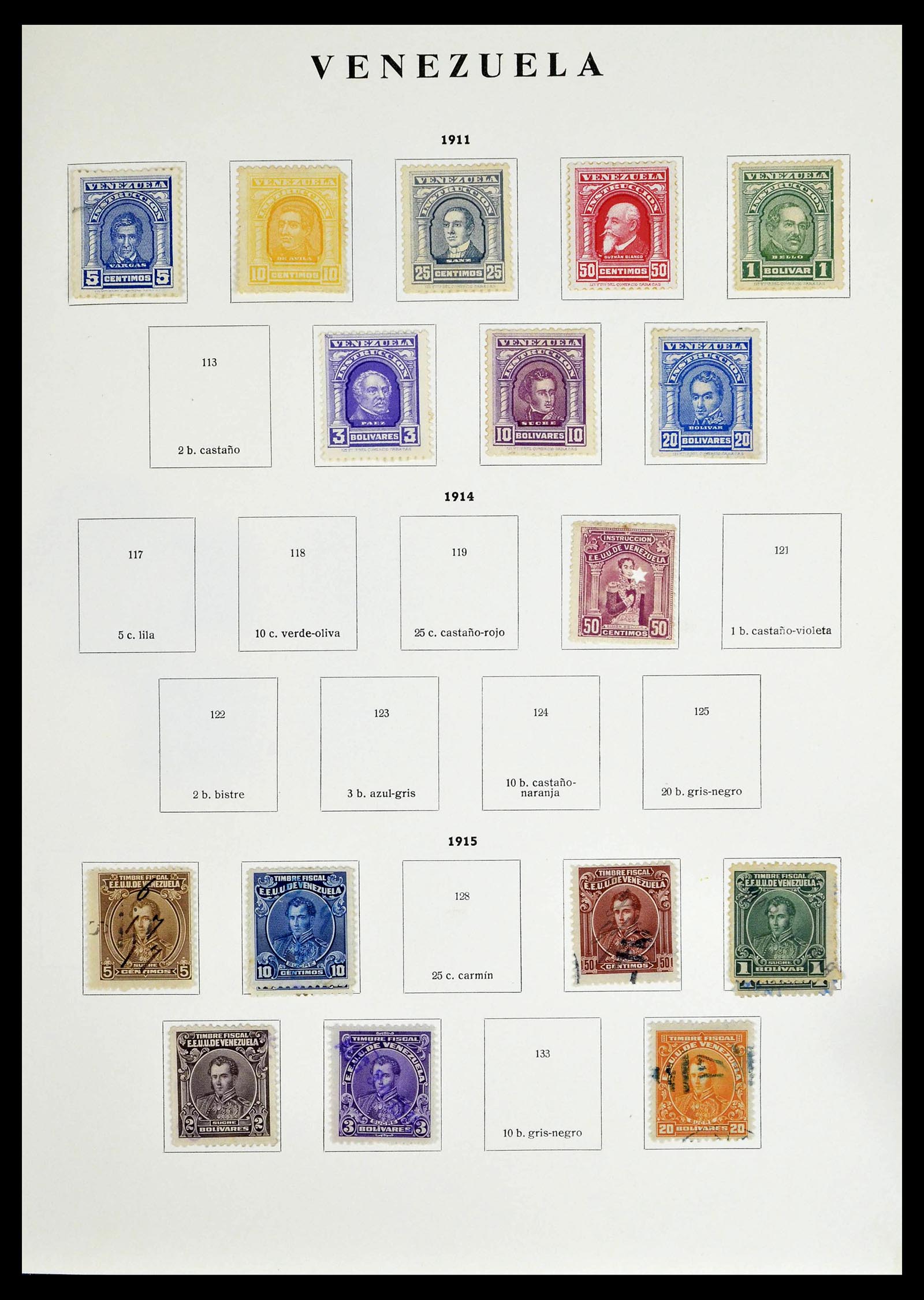 39223 0214 - Stamp collection 39223 Venezuela 1859-1984.