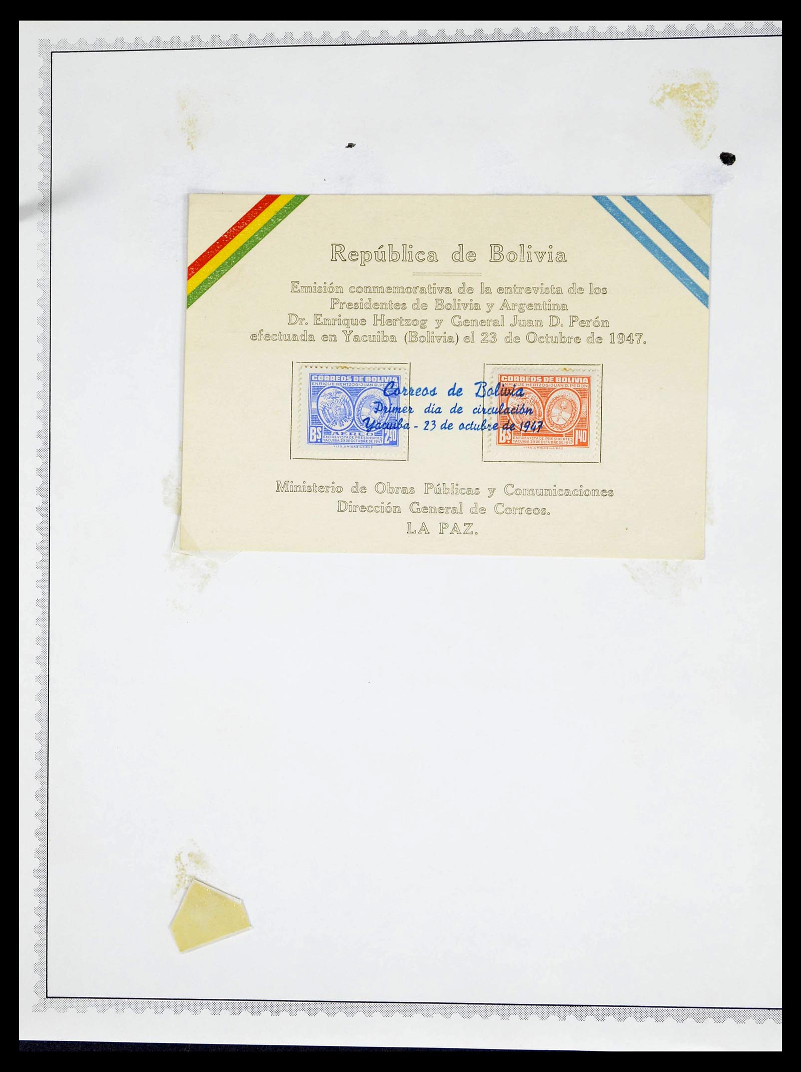39224 0134 - Stamp collection 39224 Bolivia 1849-1955.