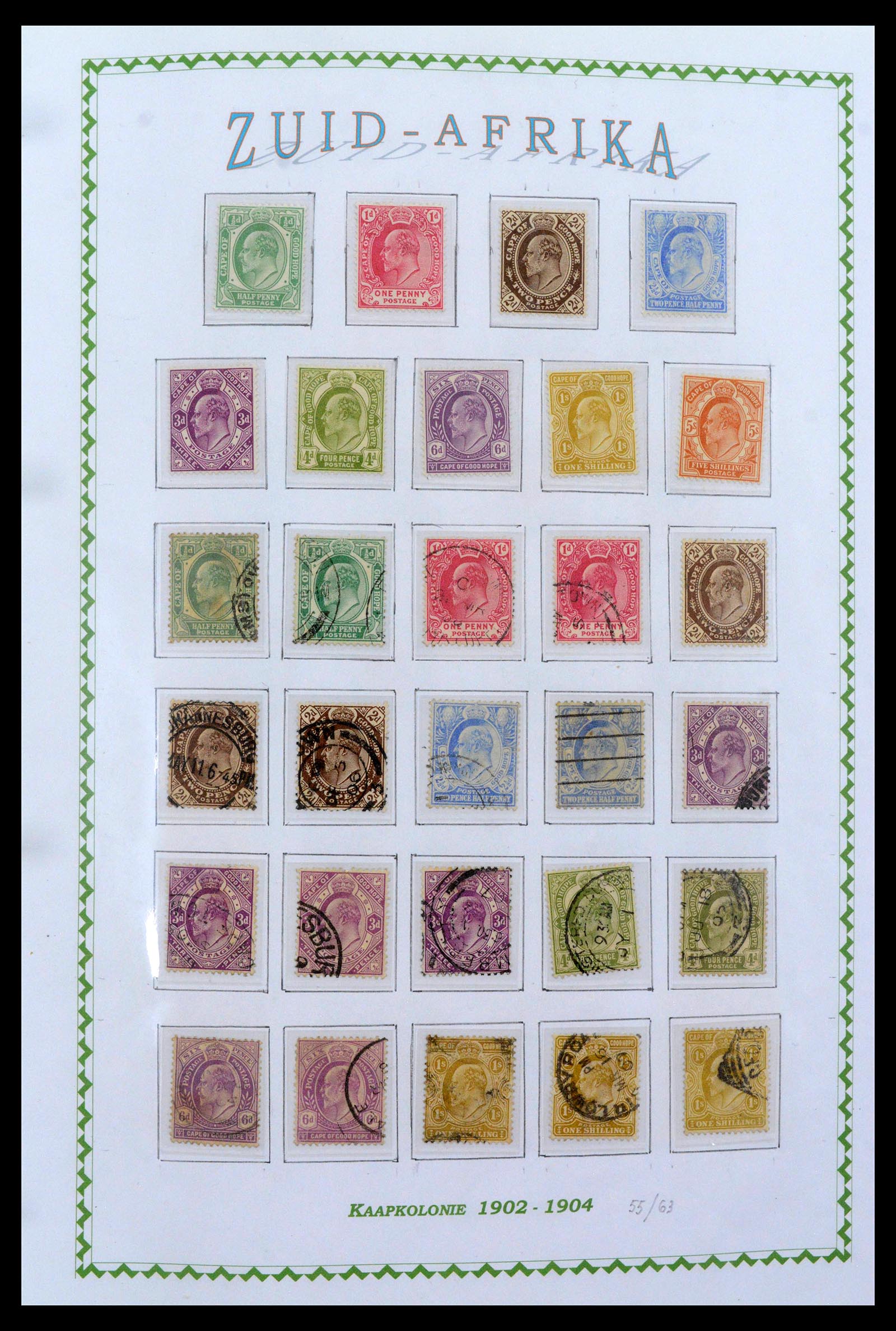 39226 0005 - Postzegelverzameling 39226 Zuid Afrika en Staten 1853-2000.
