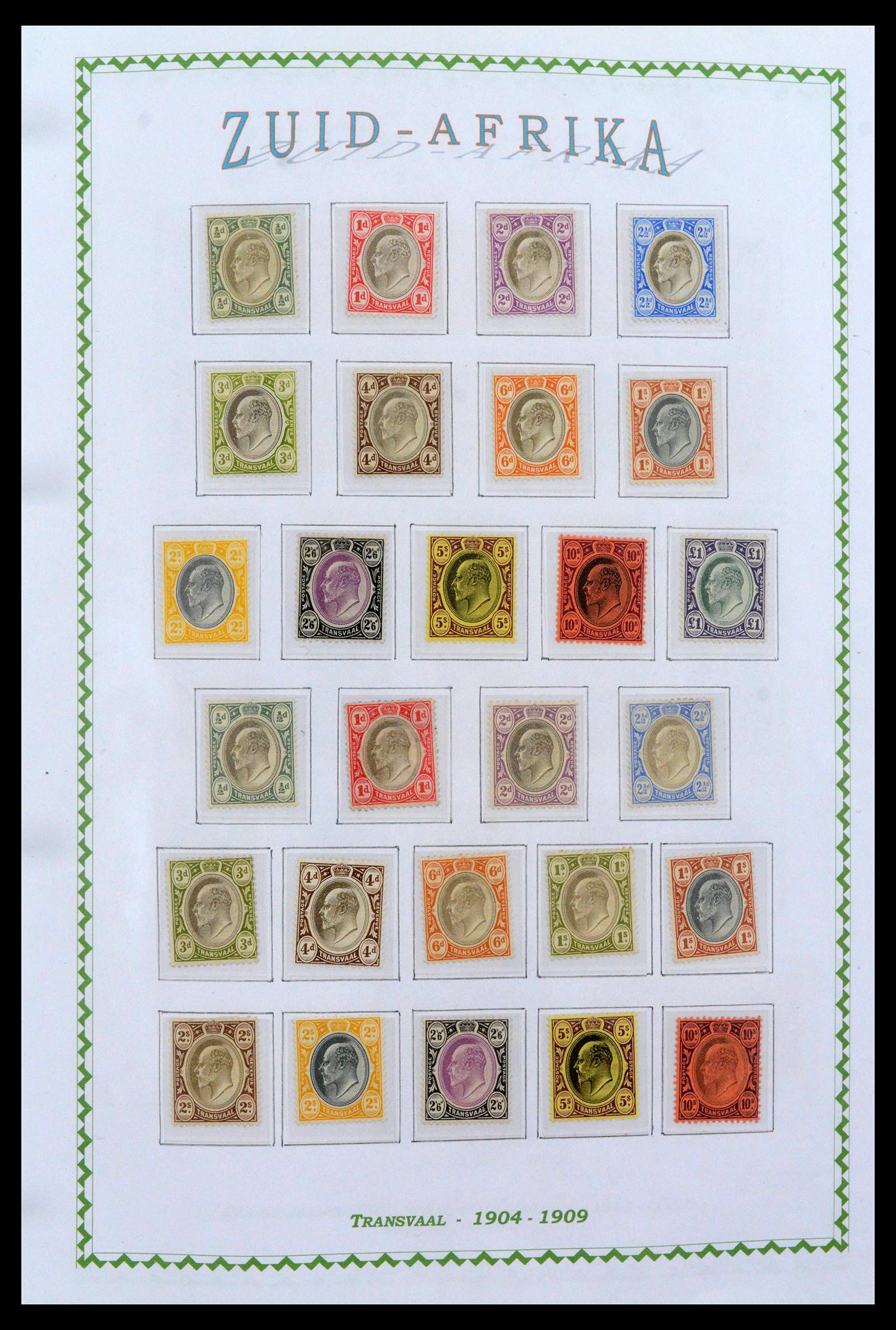 39226 0011 - Postzegelverzameling 39226 Zuid Afrika en Staten 1853-2000.