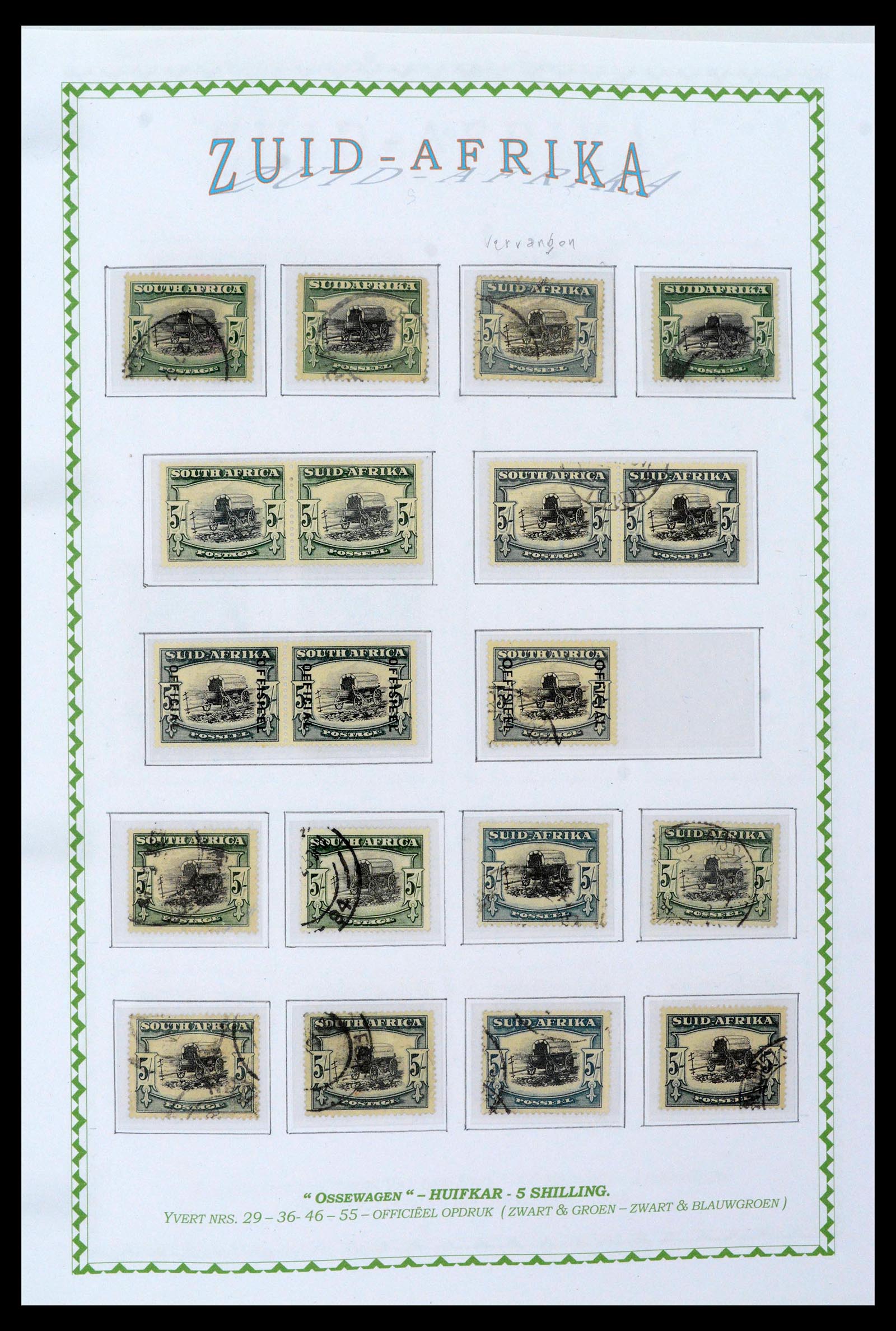 39226 0031 - Postzegelverzameling 39226 Zuid Afrika en Staten 1853-2000.
