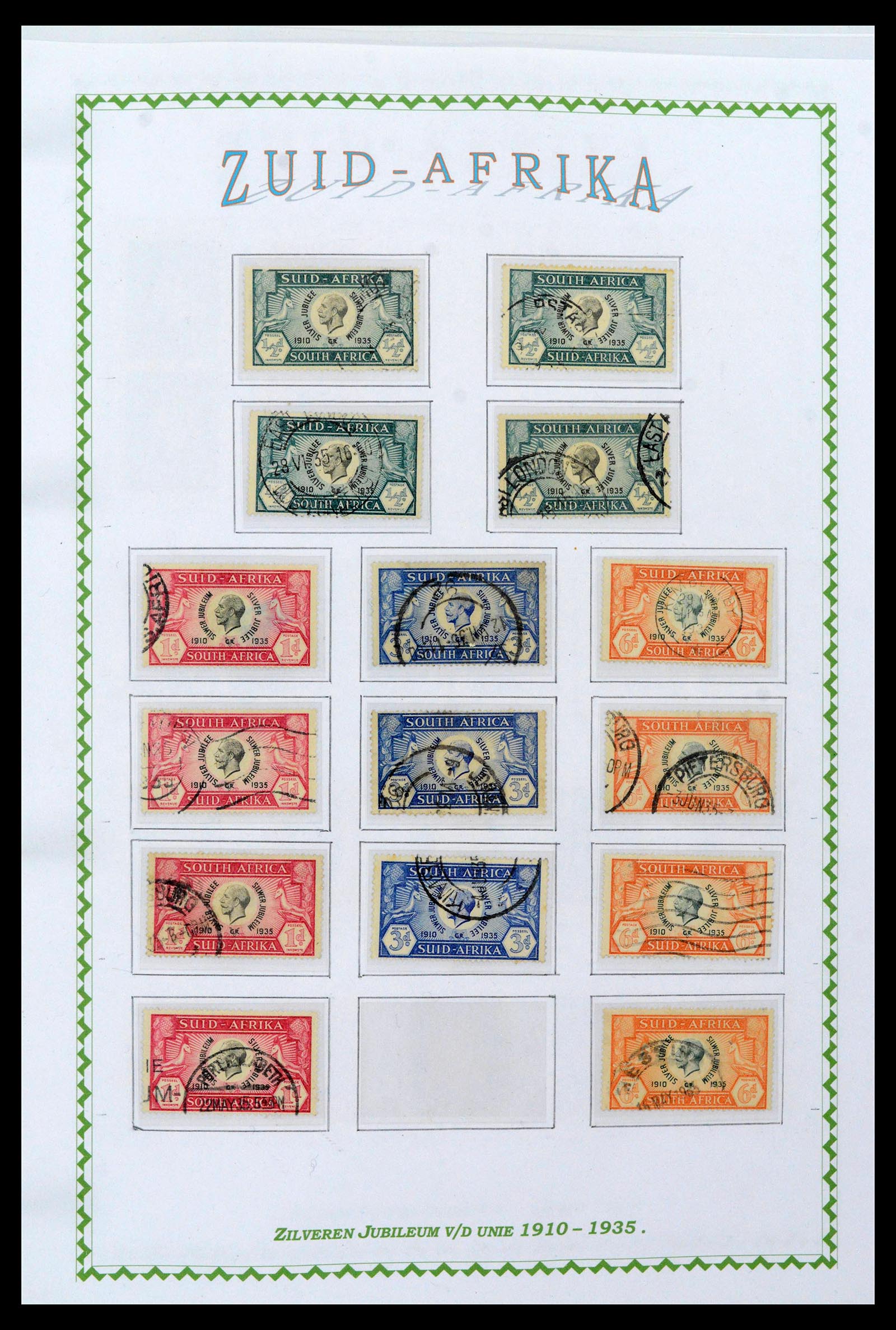39226 0034 - Postzegelverzameling 39226 Zuid Afrika en Staten 1853-2000.