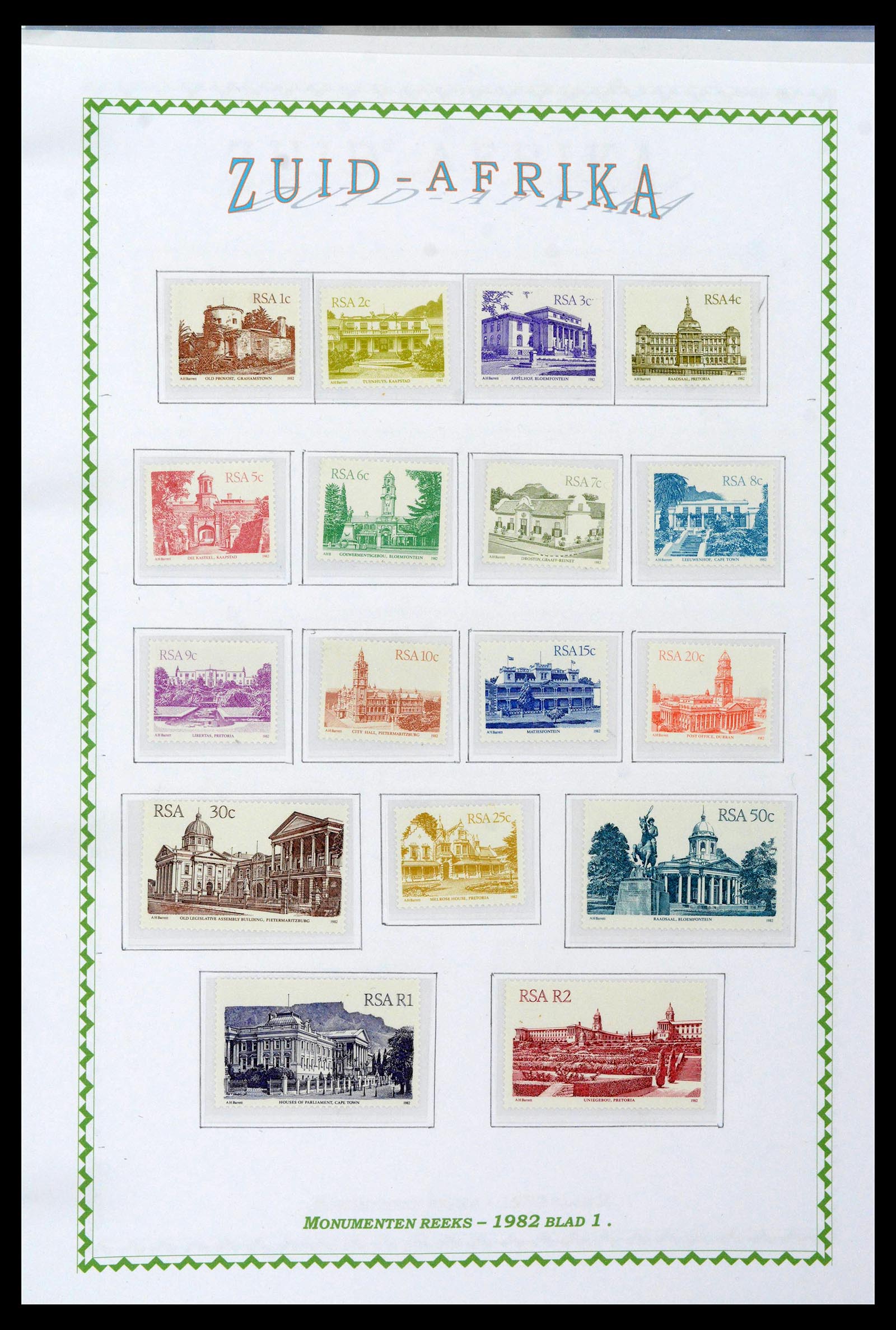 39226 0051 - Postzegelverzameling 39226 Zuid Afrika en Staten 1853-2000.
