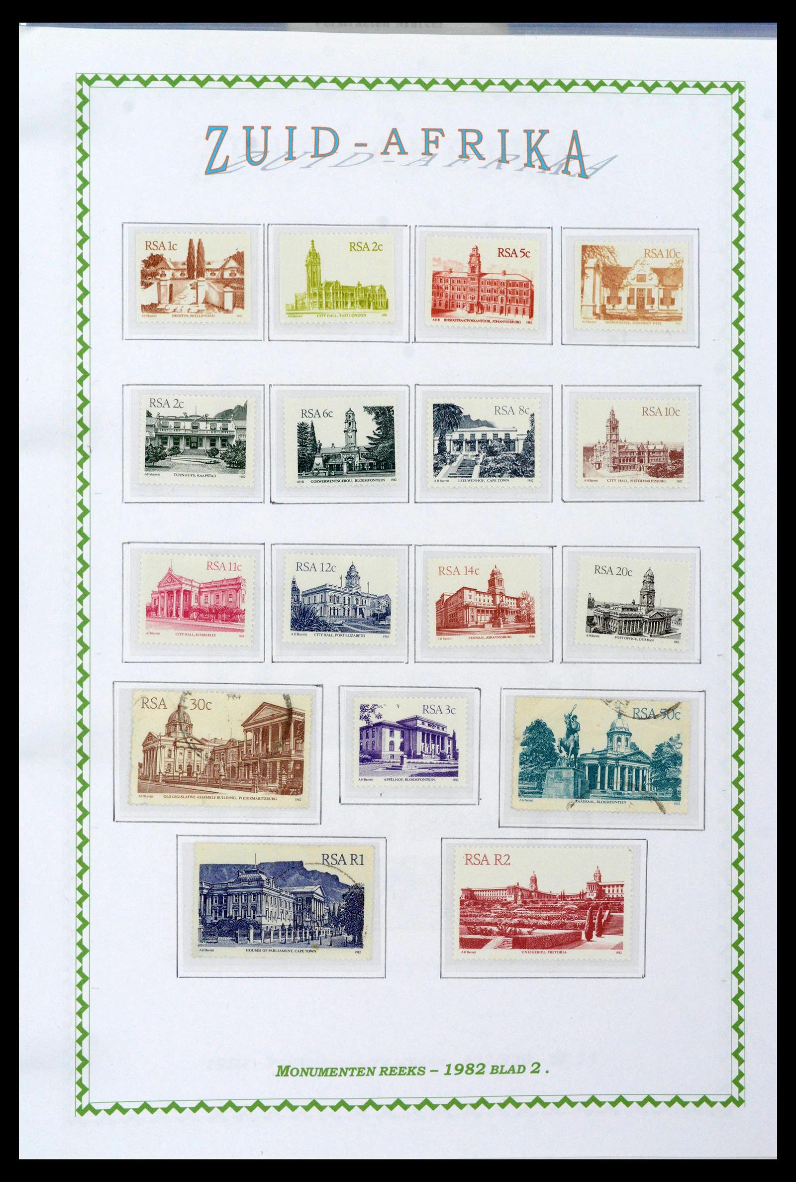 39226 0052 - Postzegelverzameling 39226 Zuid Afrika en Staten 1853-2000.