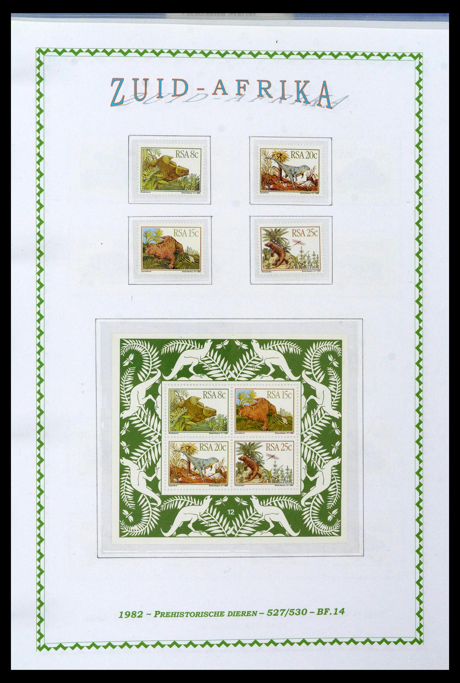 39226 0053 - Postzegelverzameling 39226 Zuid Afrika en Staten 1853-2000.