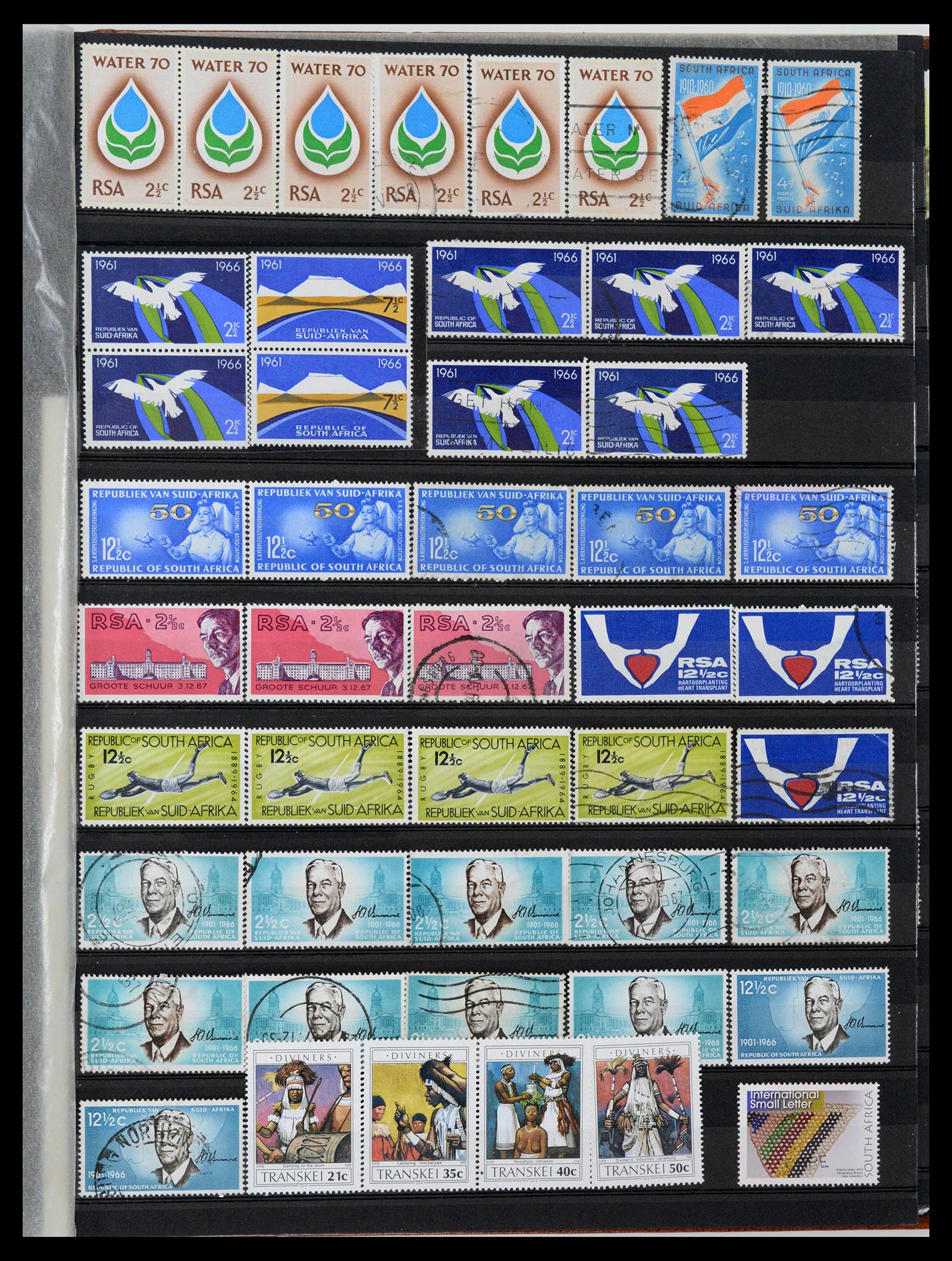 39226 0103 - Postzegelverzameling 39226 Zuid Afrika en Staten 1853-2000.