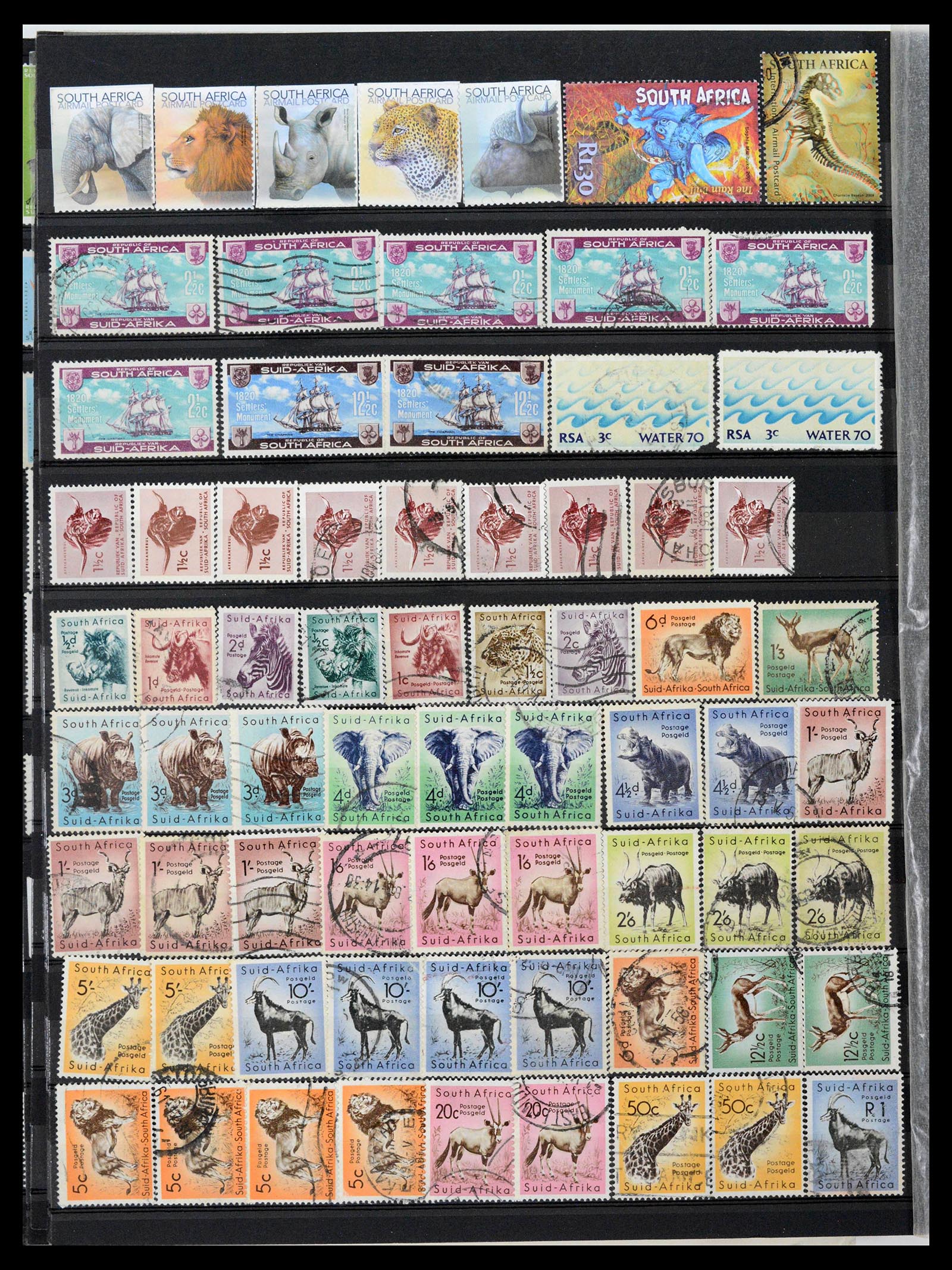 39226 0104 - Postzegelverzameling 39226 Zuid Afrika en Staten 1853-2000.
