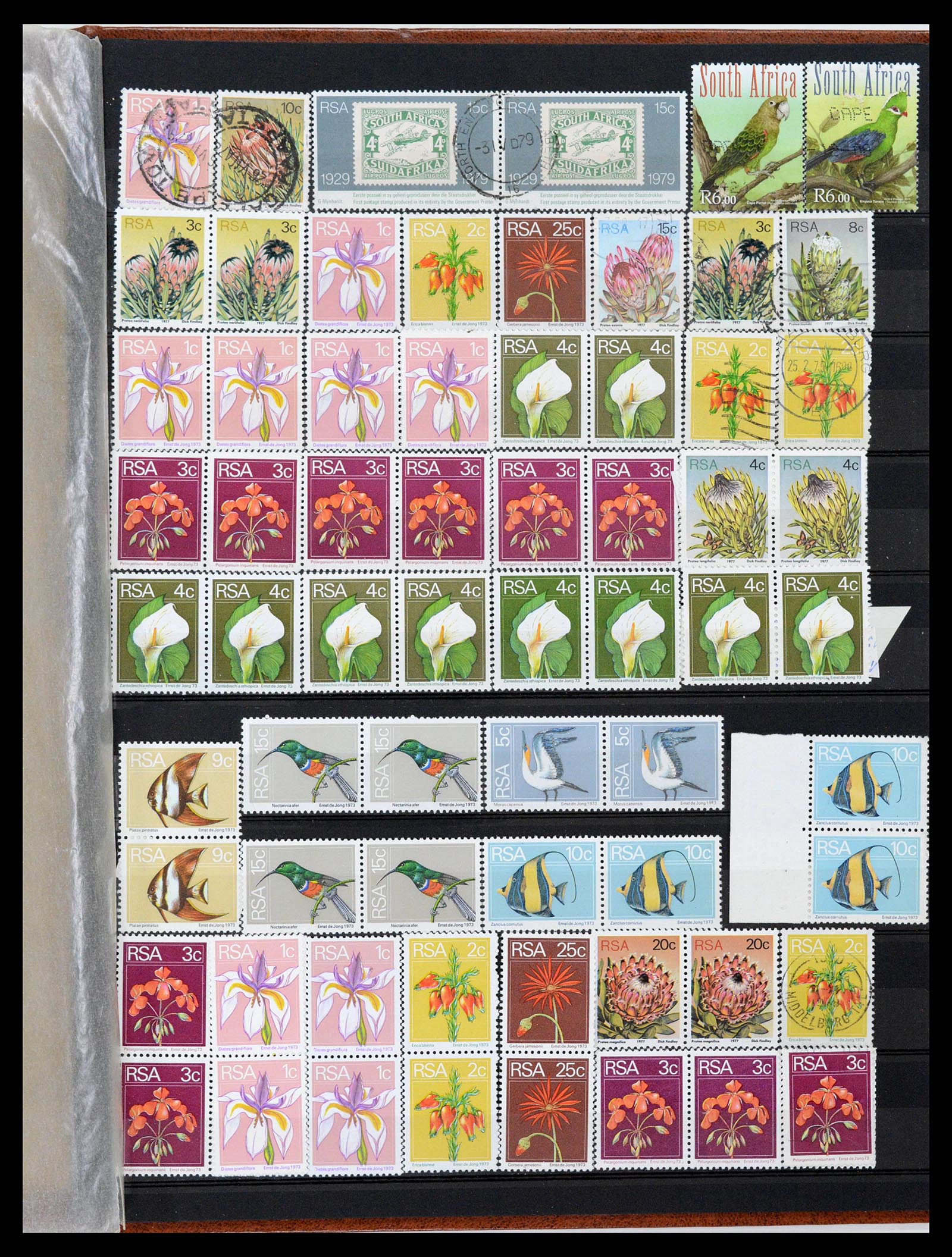 39226 0107 - Postzegelverzameling 39226 Zuid Afrika en Staten 1853-2000.