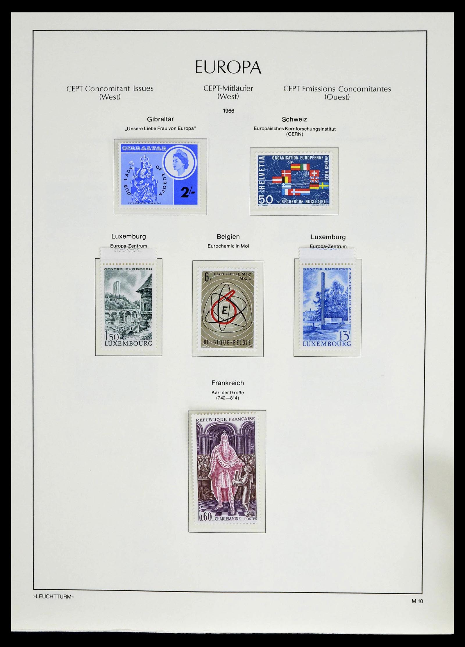 39227 0016 - Postzegelverzameling 39227 Europa CEPT voor- en meelopers 1949-1985.