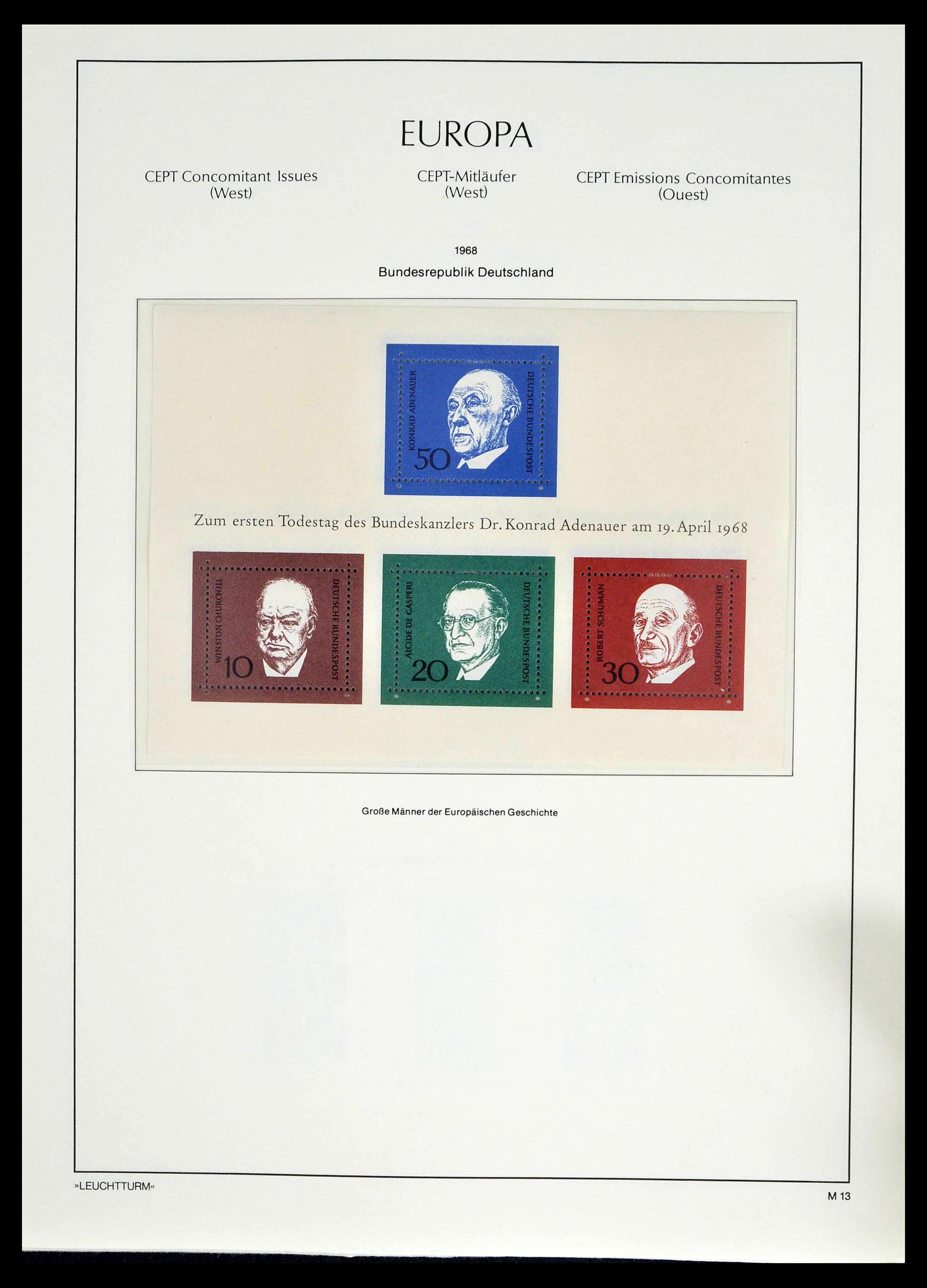 39227 0019 - Postzegelverzameling 39227 Europa CEPT voor- en meelopers 1949-1985.