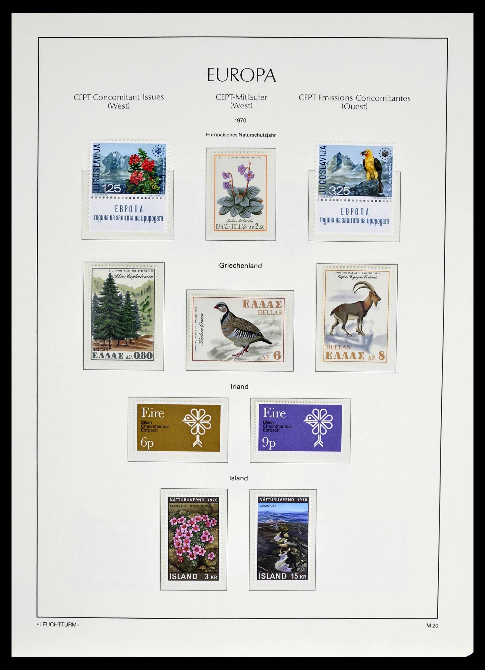 39227 0026 - Postzegelverzameling 39227 Europa CEPT voor- en meelopers 1949-1985.
