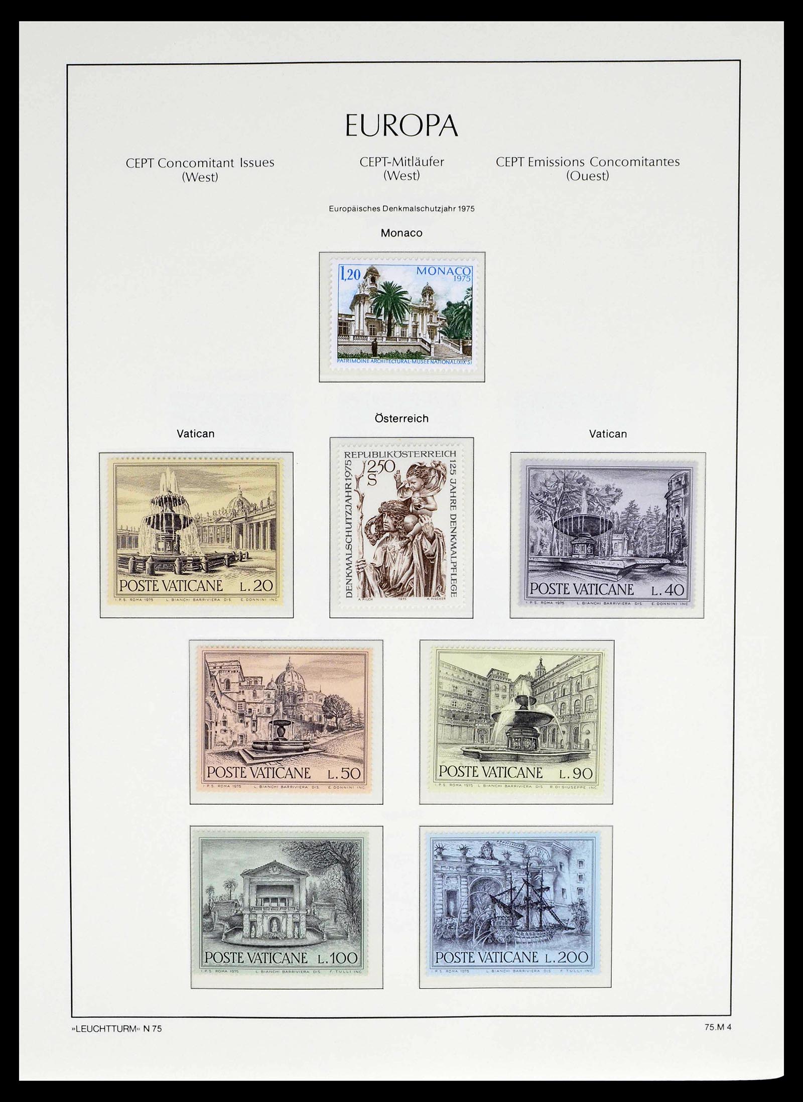 39227 0037 - Stamp collection 39227 Europa CEPT front and co runners 1949-1985.