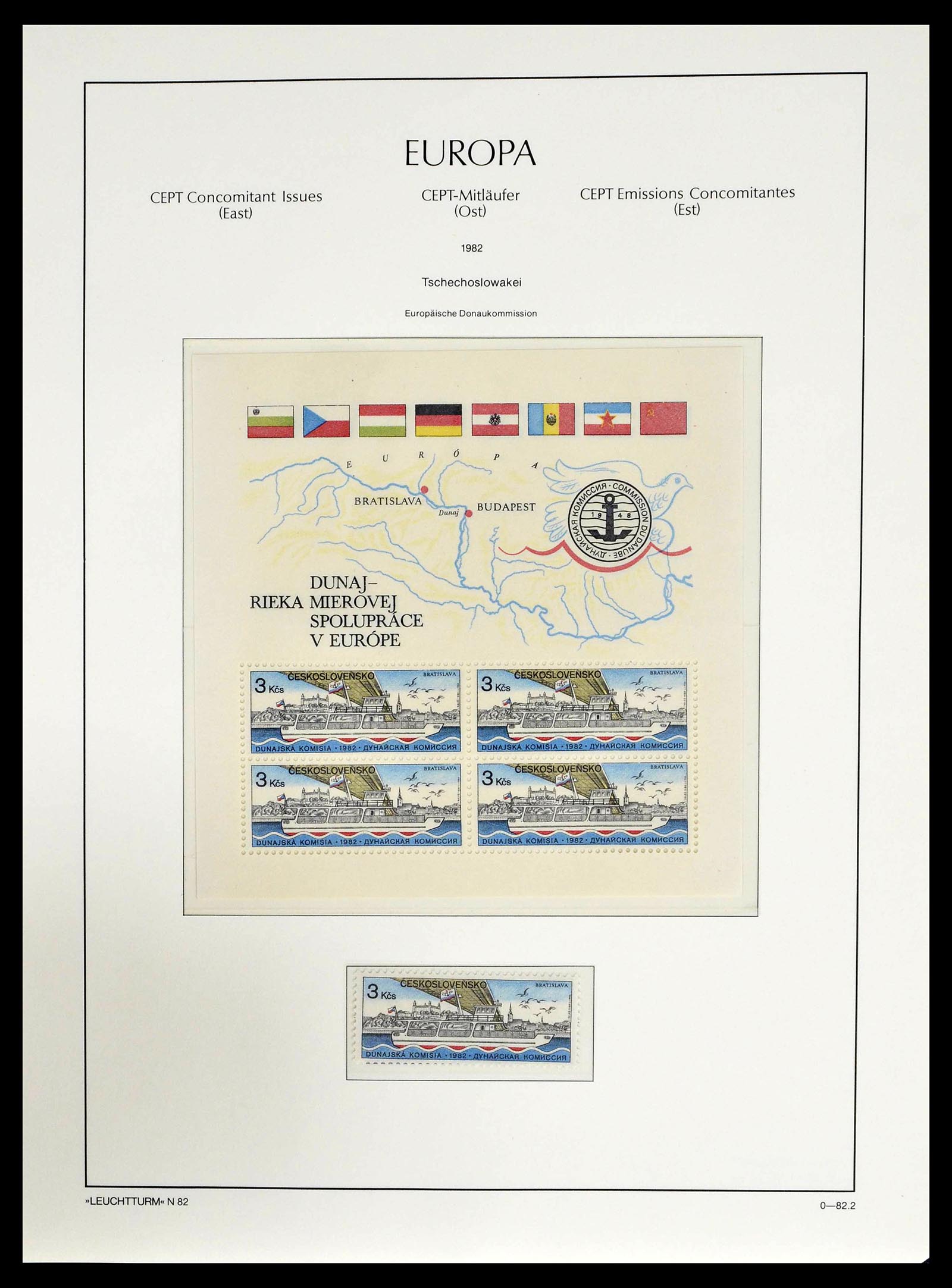 39227 0067 - Postzegelverzameling 39227 Europa CEPT voor- en meelopers 1949-1985.