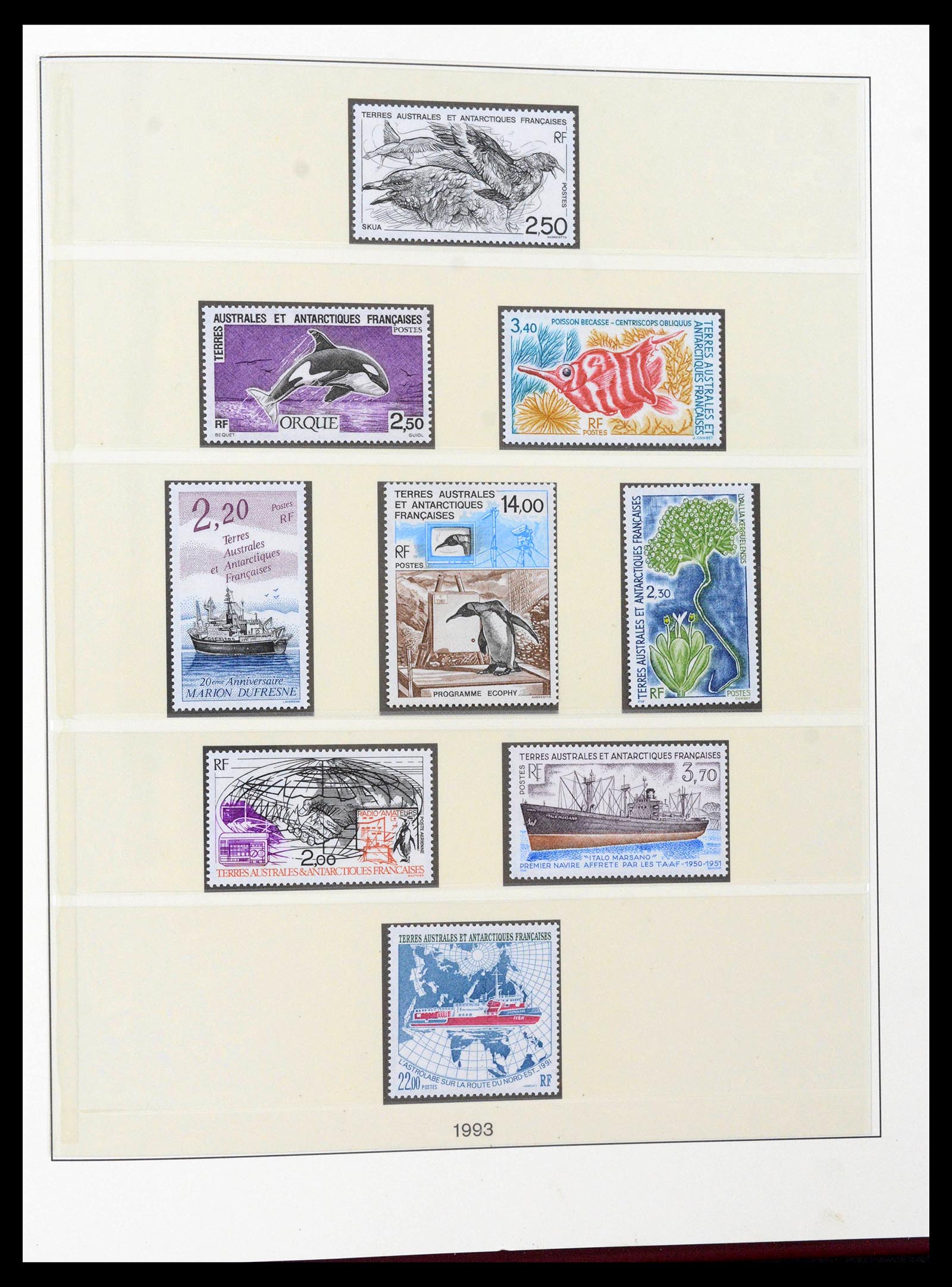 39228 0036 - Stamp collection 39228 TAAF 1948-1994.