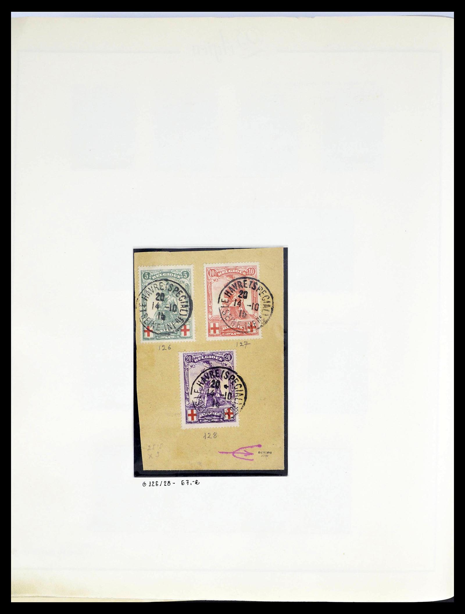 39230 0008 - Stamp collection 39230 Belgium 1849-1976.
