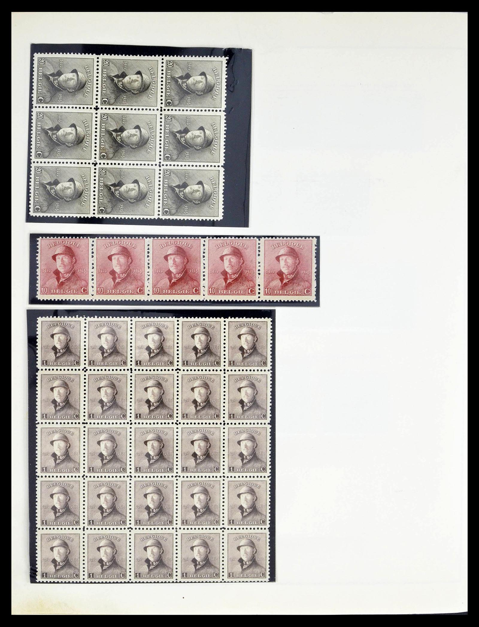 39230 0012 - Stamp collection 39230 Belgium 1849-1976.