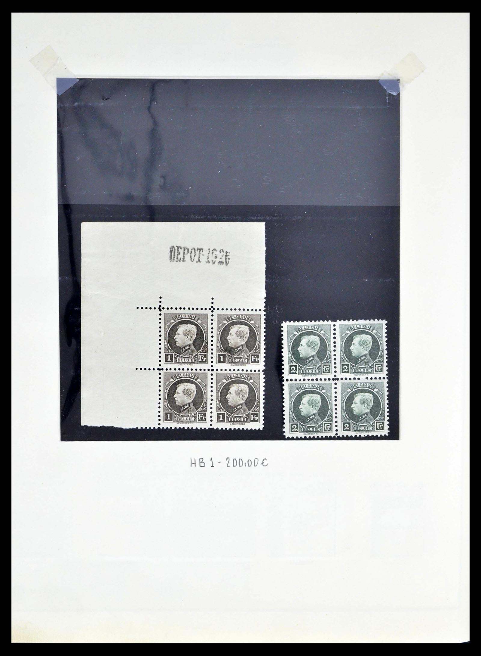 39230 0014 - Stamp collection 39230 Belgium 1849-1976.