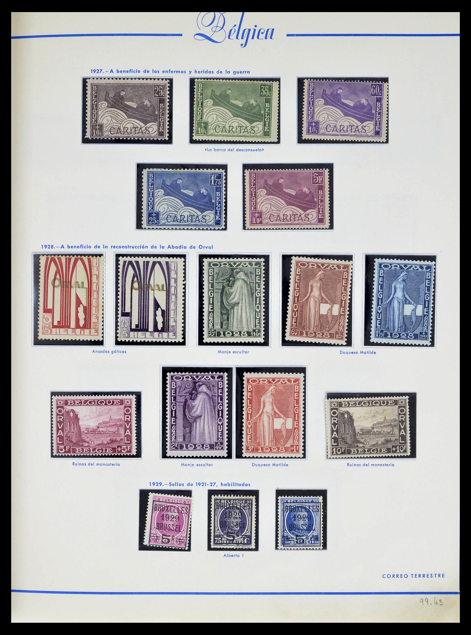39230 0018 - Postzegelverzameling 39230 België 1849-1976.
