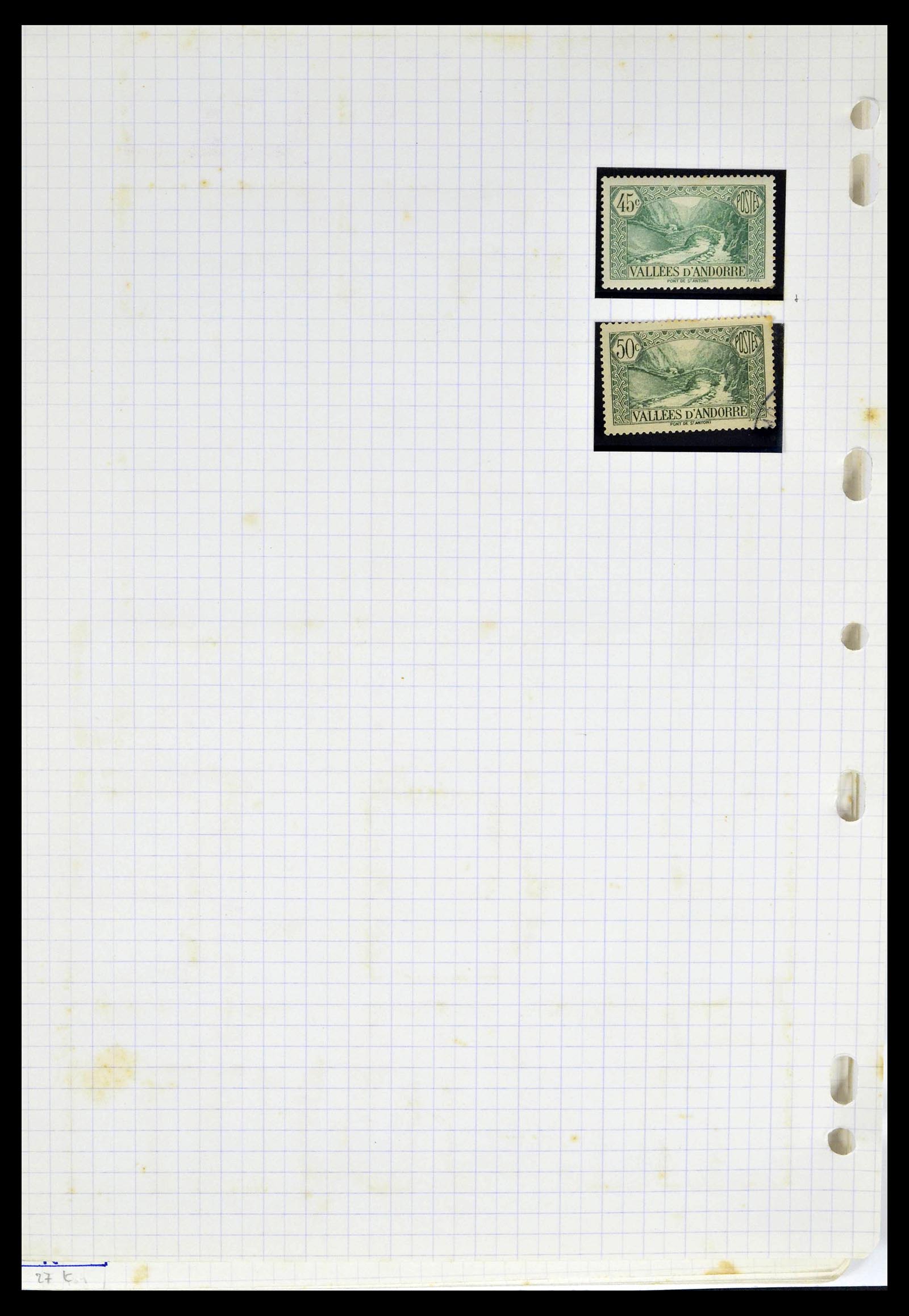 39232 0006 - Postzegelverzameling 39232 Frans Andorra 1931-2013.