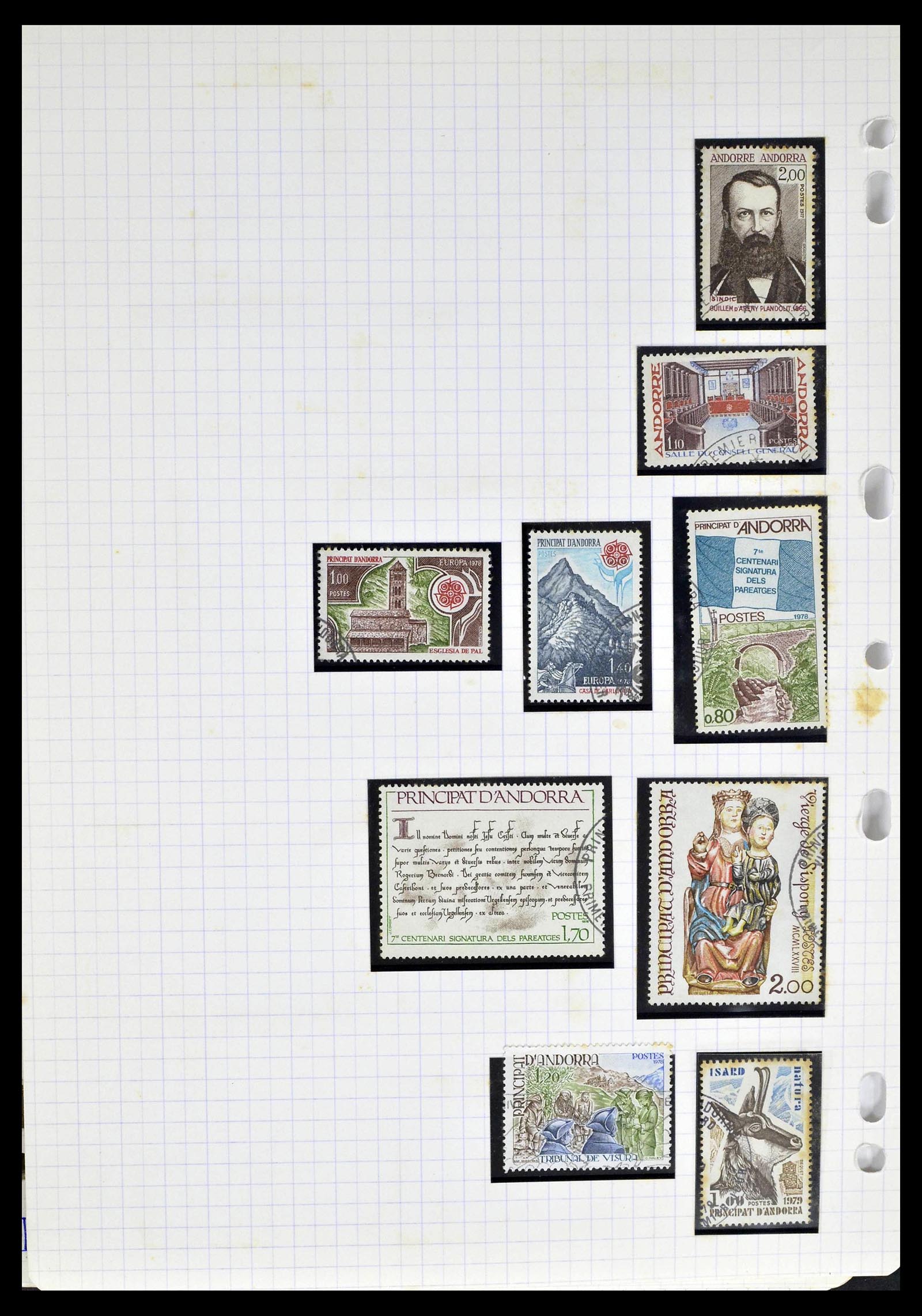 39232 0031 - Postzegelverzameling 39232 Frans Andorra 1931-2013.
