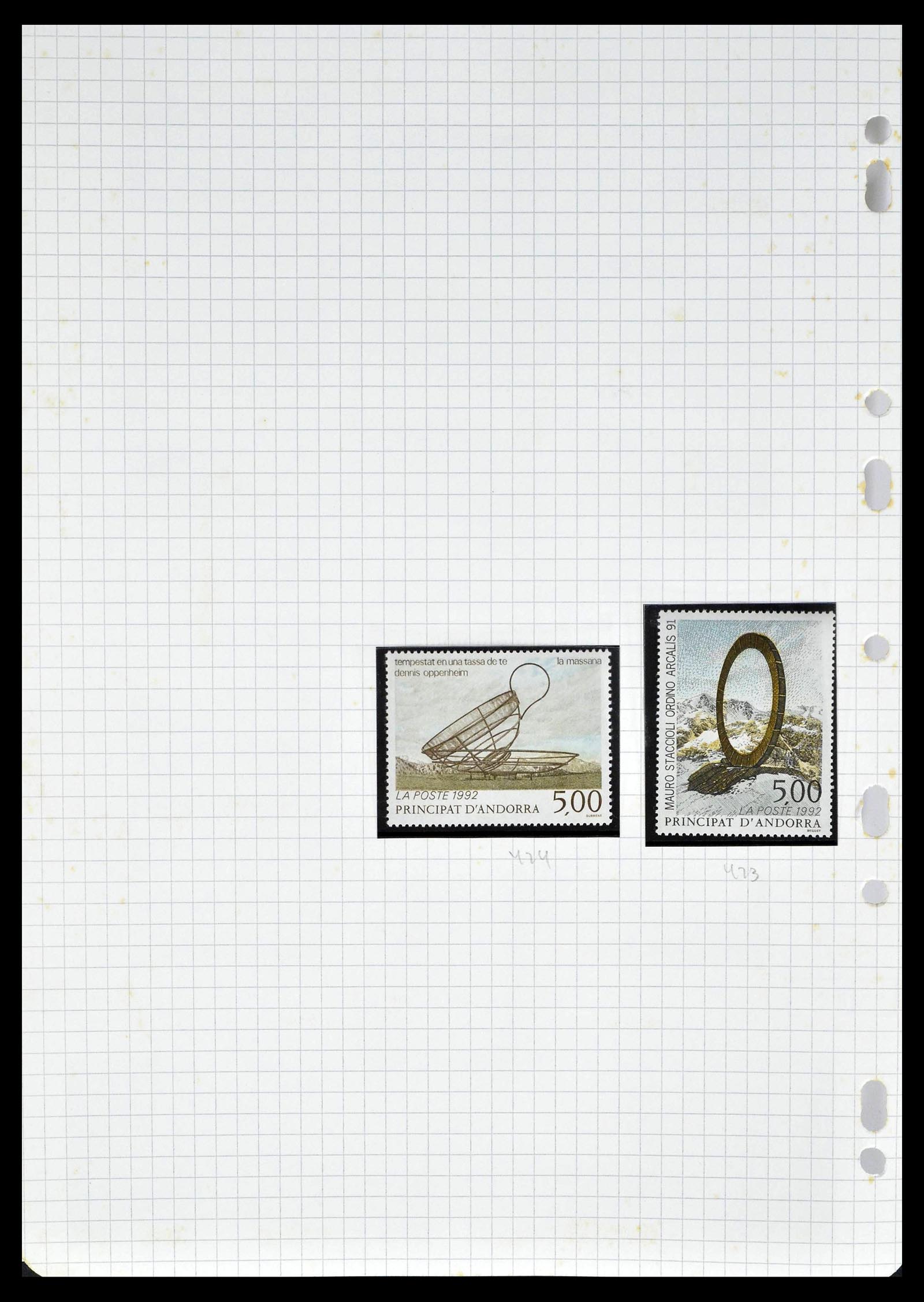 39232 0043 - Postzegelverzameling 39232 Frans Andorra 1931-2013.