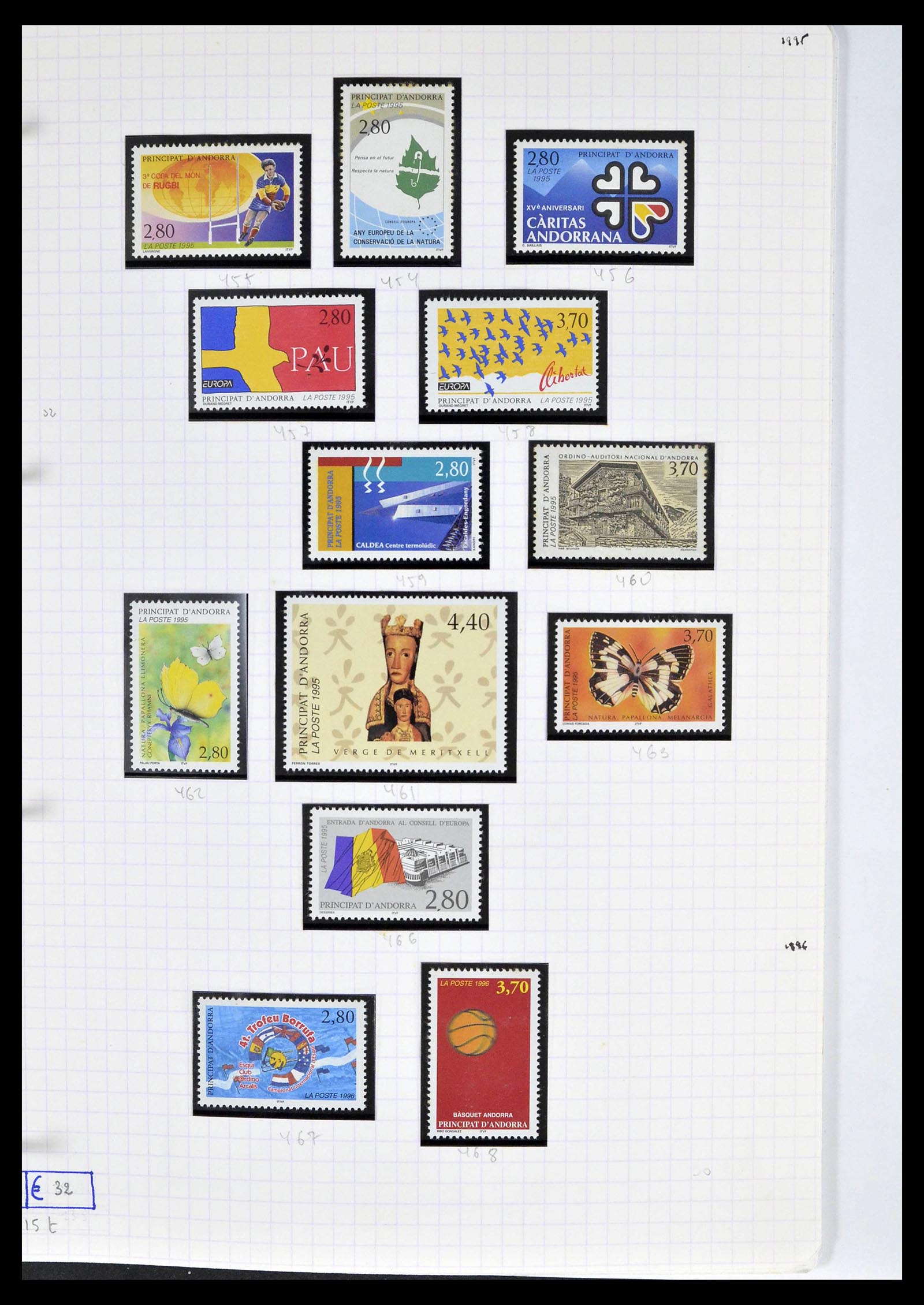 39232 0048 - Postzegelverzameling 39232 Frans Andorra 1931-2013.