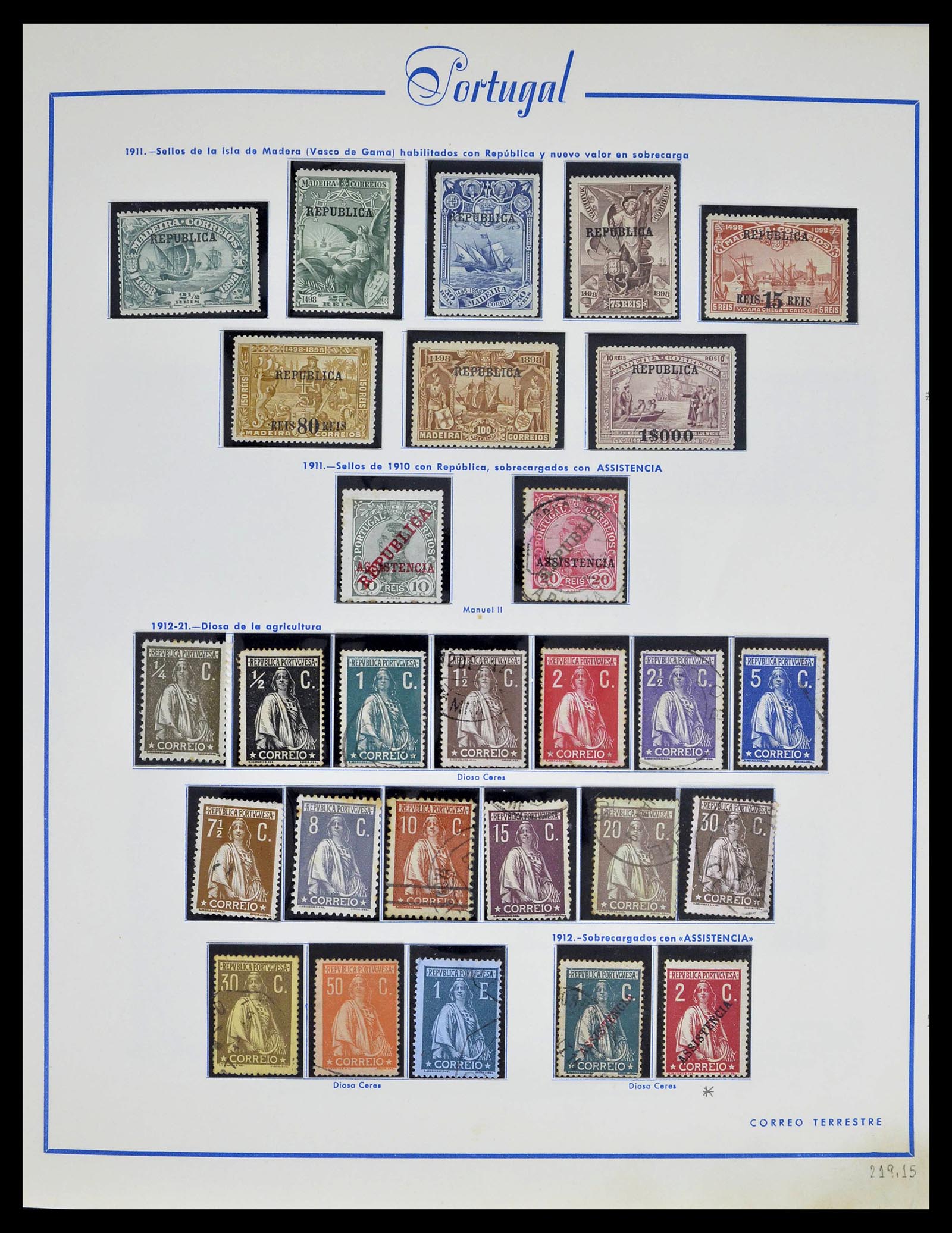 39233 0011 - Stamp collection 39233 Portugal 1853-1978.